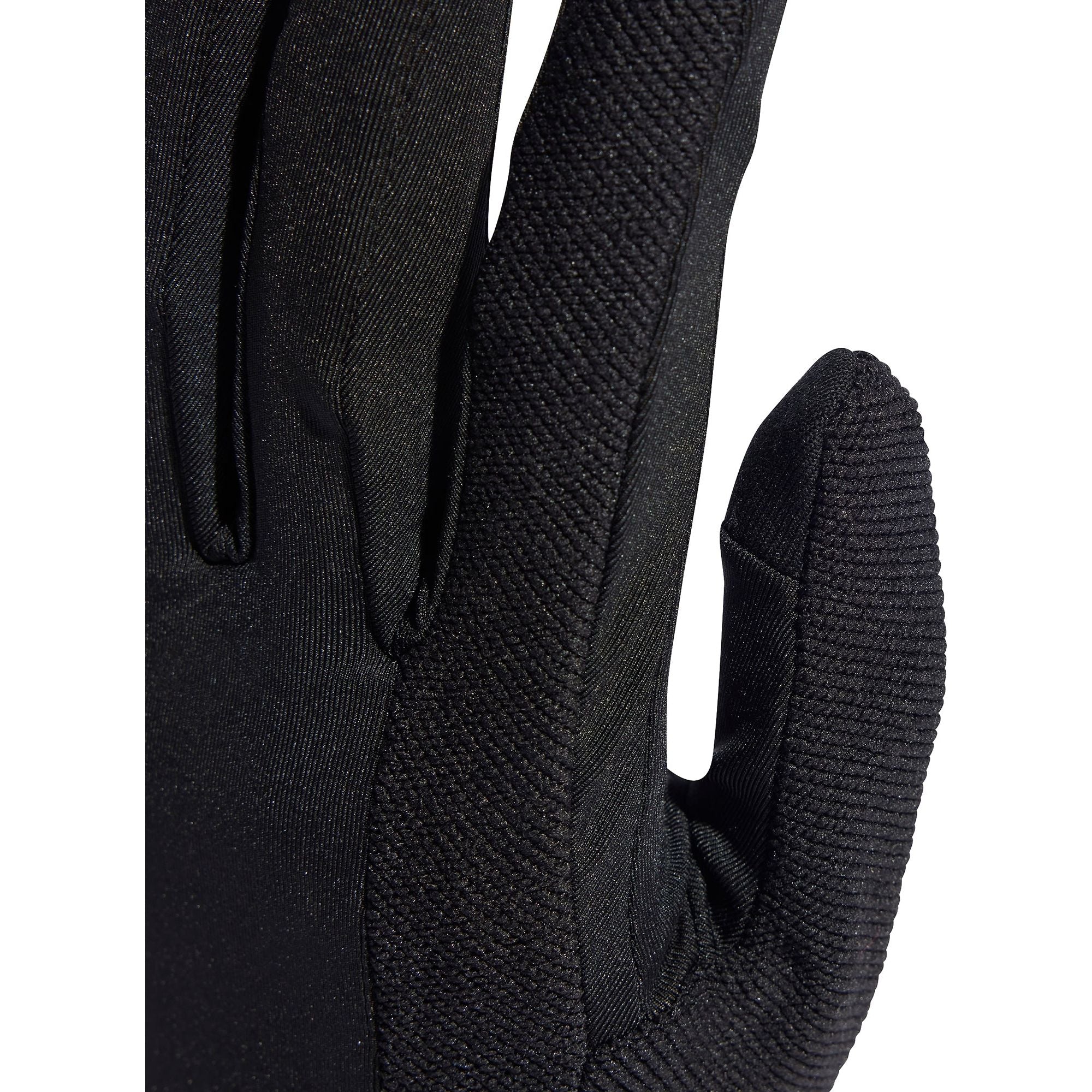adidas AeroReady Running Gloves - Black - Image 3