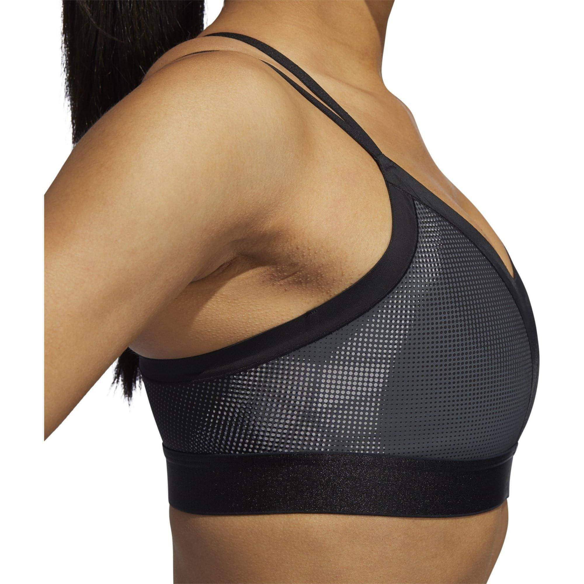 adidas All Me Womens Sports Bra - Black - Image 3