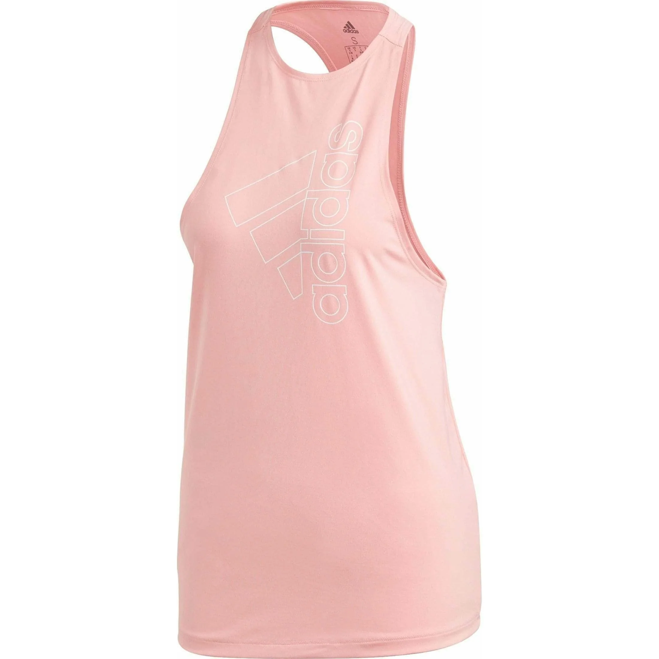 adidas Badge Of Sport Womens Training Vest Tank Top - Pink - Image 6