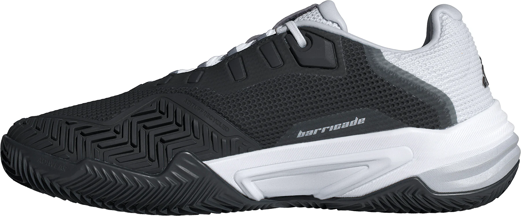 adidas Barricade 13 Clay Mens Tennis Shoes - Black - Image 3