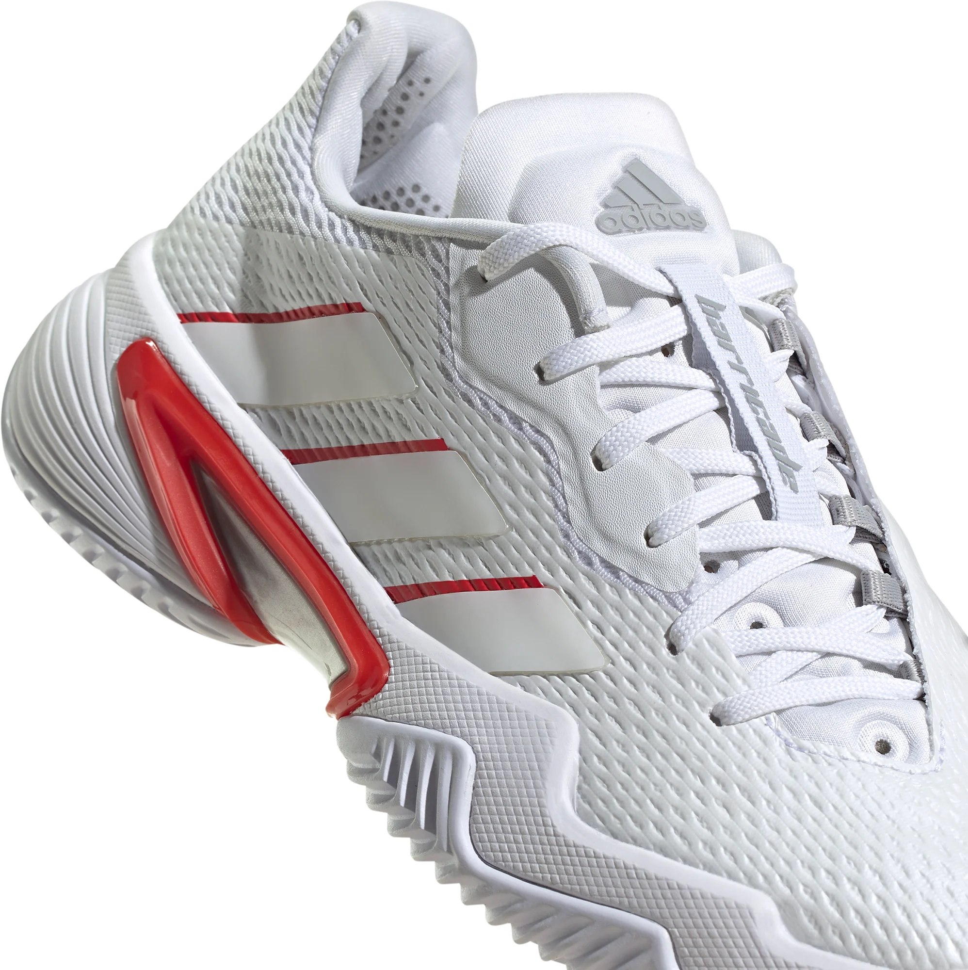 adidas Barricade Womens Tennis Shoes - White - Image 9