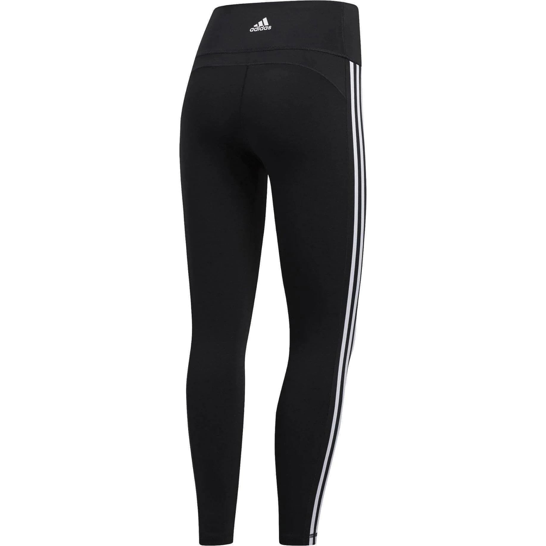adidas Believe This 2.0 3 Stripes High Rise Womens 7/8 Training Tights - Black - Image 8