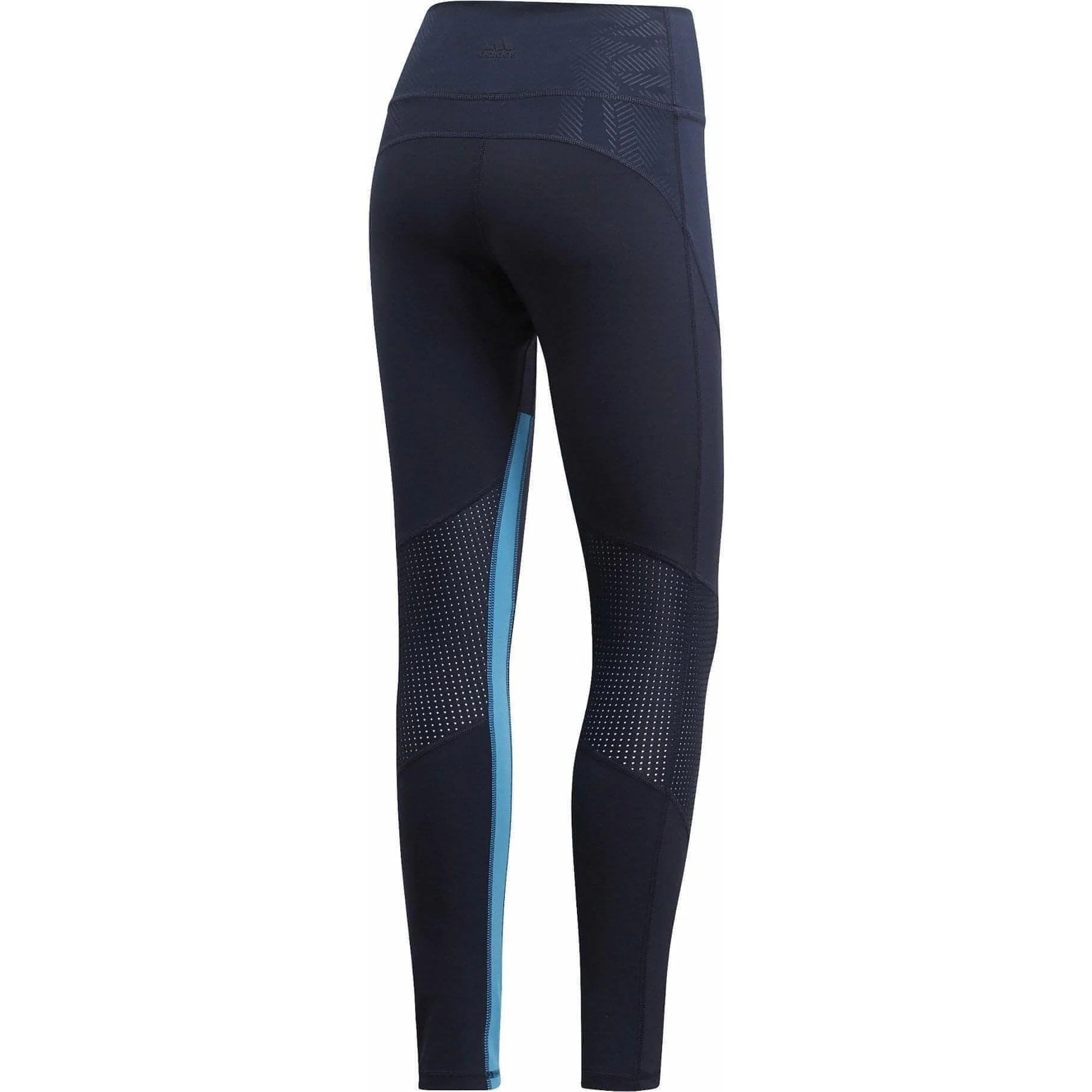 adidas Believe This High Rise Womens Long Training Tights - Blue - Image 8
