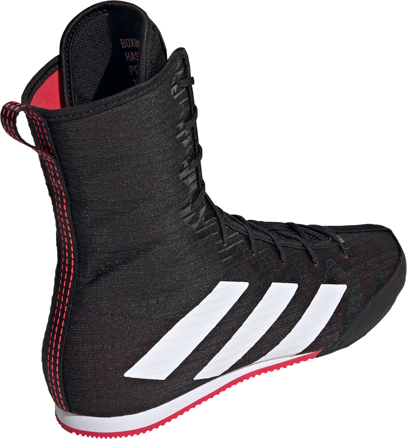 adidas Box Hog 4 Mens Boxing Shoes - Black - Image 5
