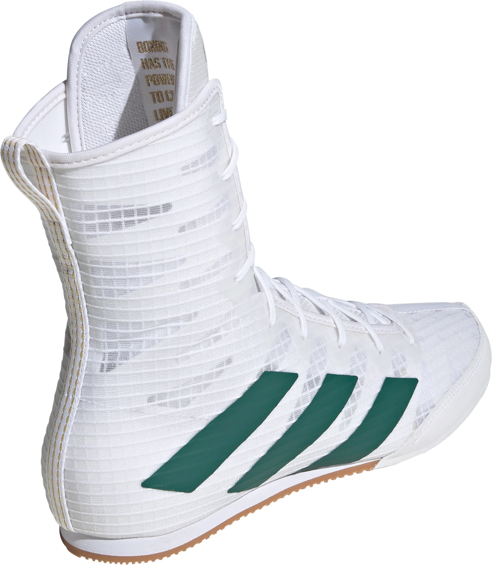 adidas Box Hog 4 Mens Boxing Shoes - White - Image 5