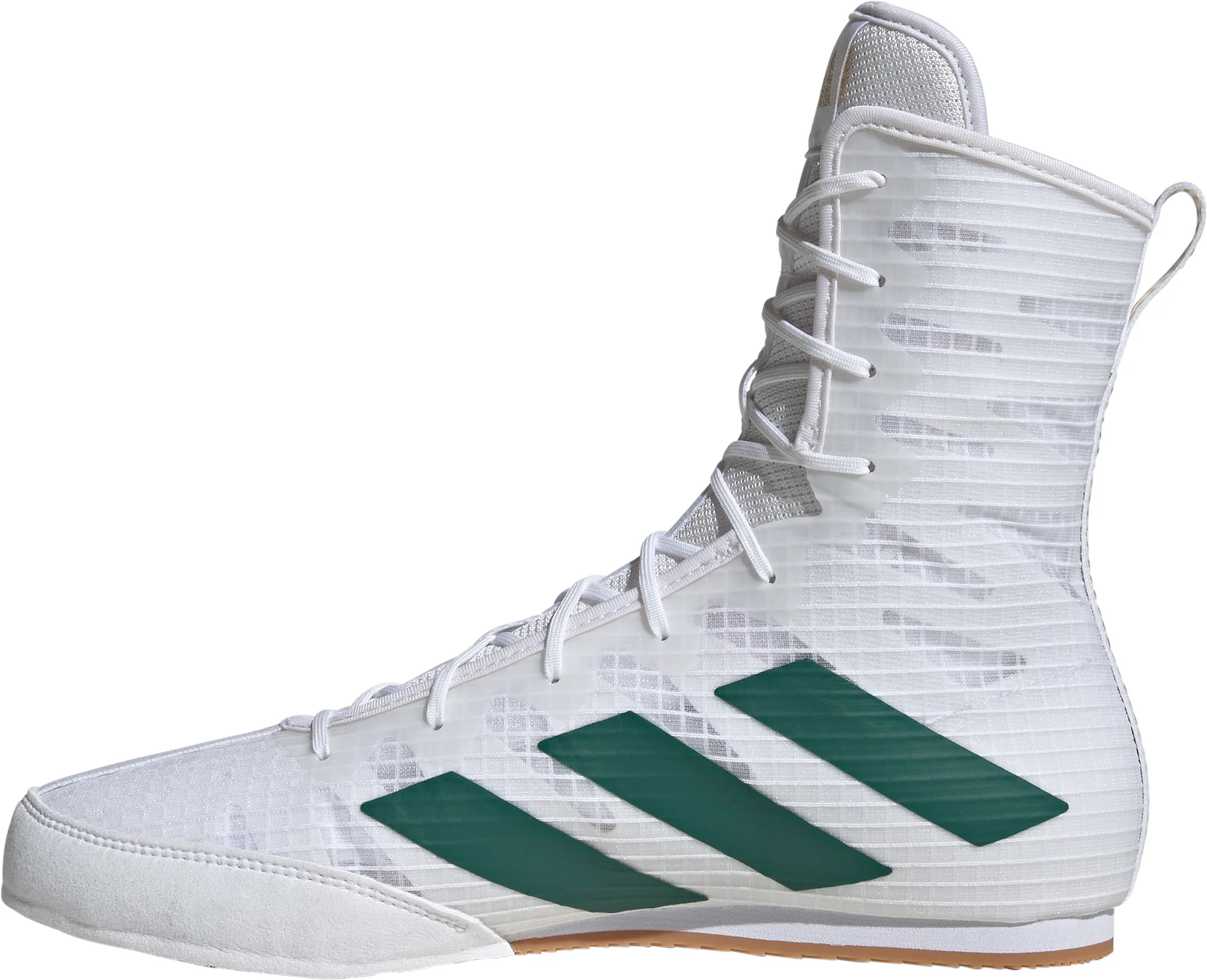 adidas Box Hog 4 Mens Boxing Shoes - White - Image 7
