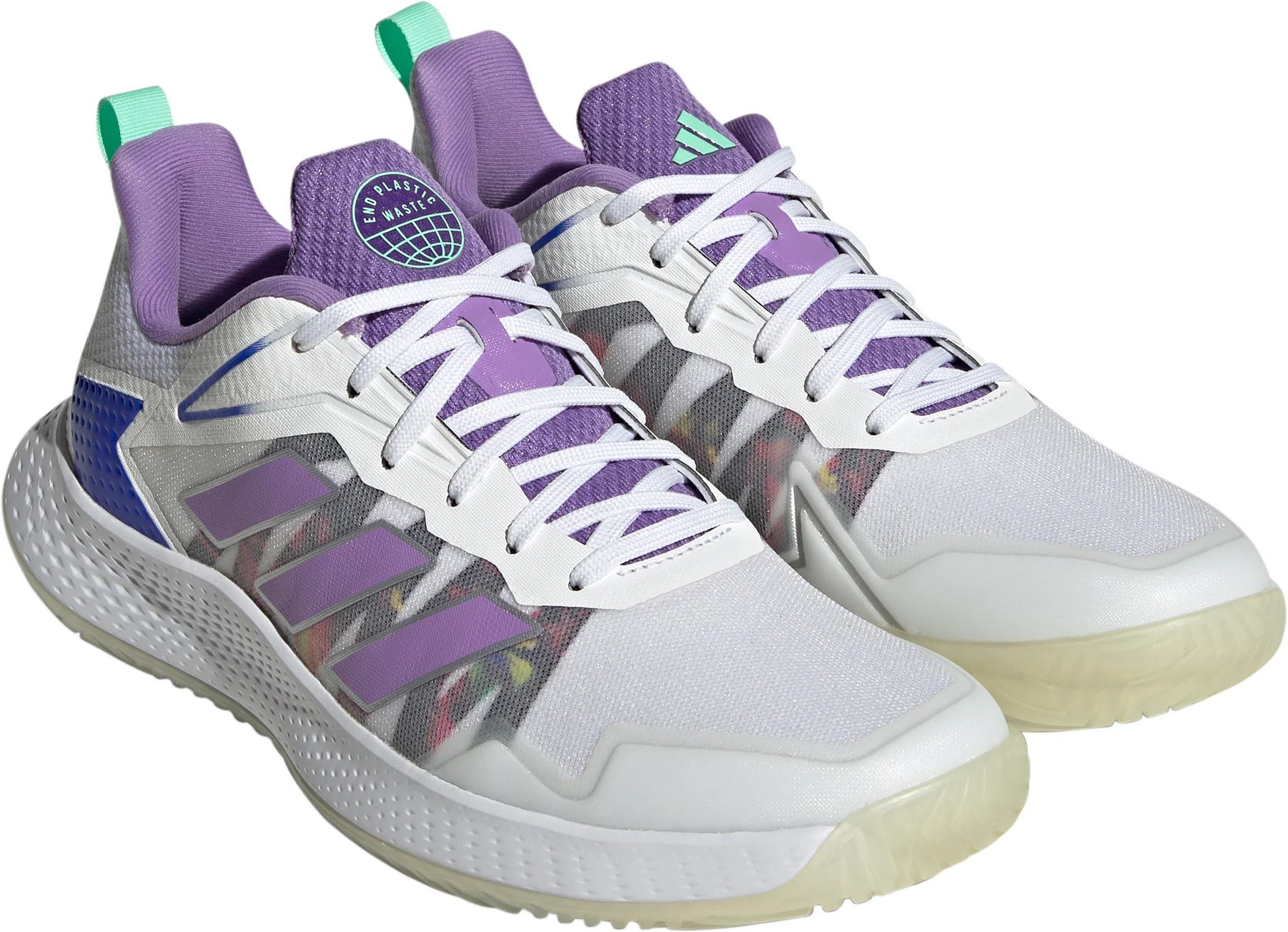 adidas Defiant Speed Womens Tennis Shoes - White - Image 6