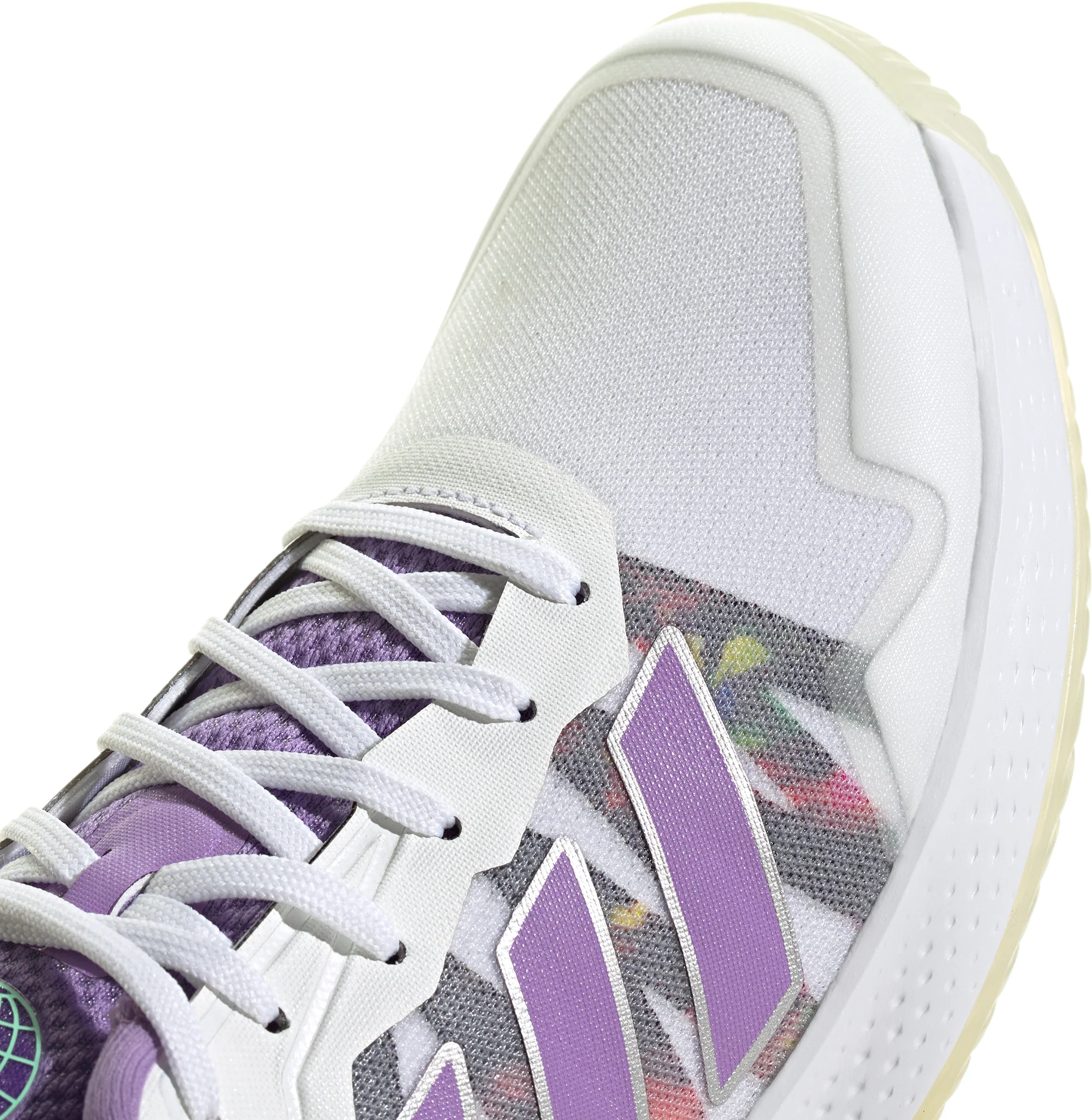 adidas Defiant Speed Womens Tennis Shoes - White - Image 8