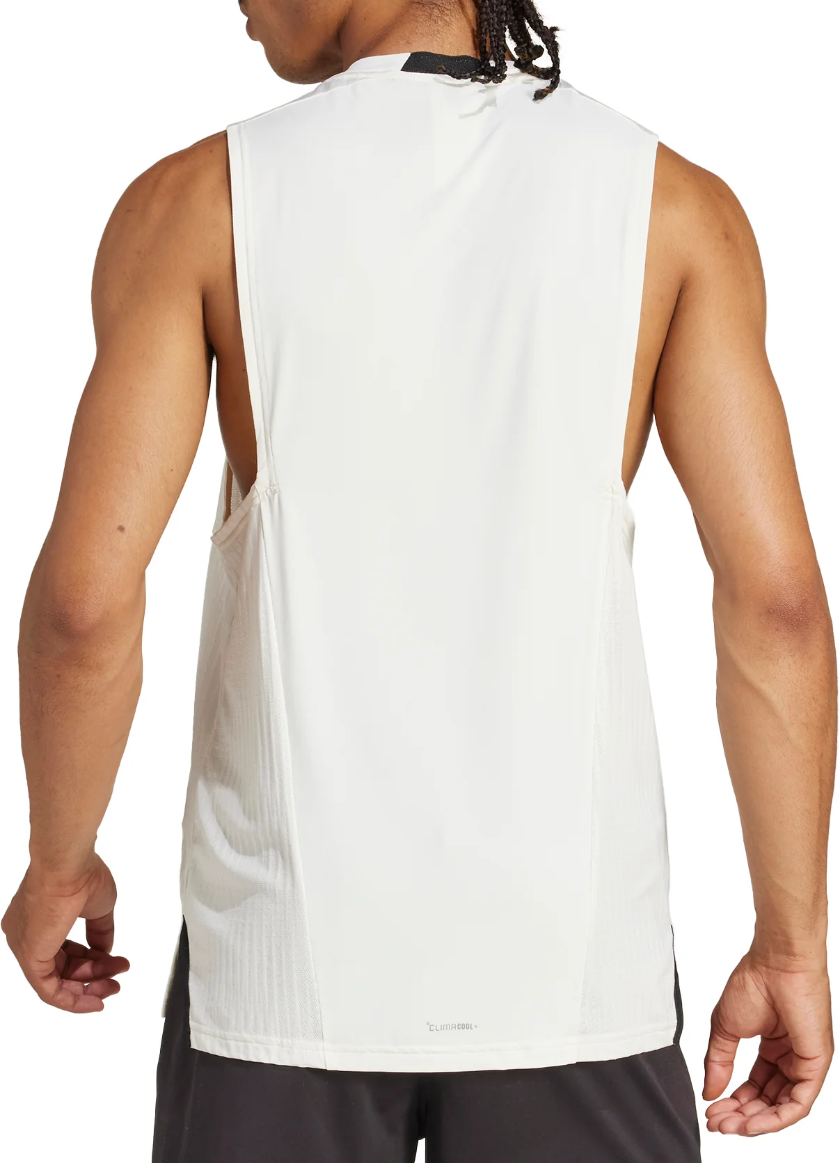 adidas Designed For Training Intensity Mens Training Vest - White - Image 2