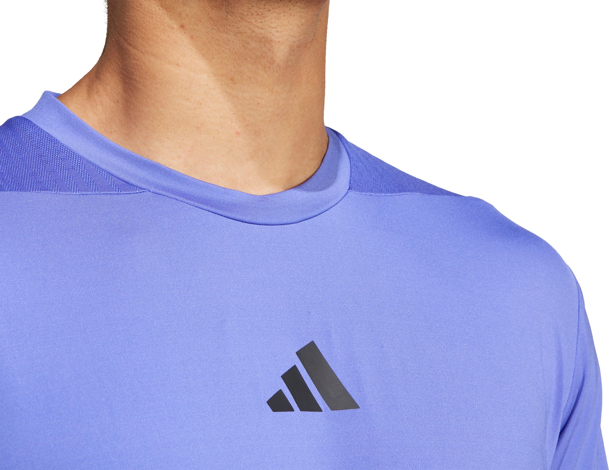 adidas Designed For Training Intensity Short Sleeve Mens Training Top - Blue - Image 3