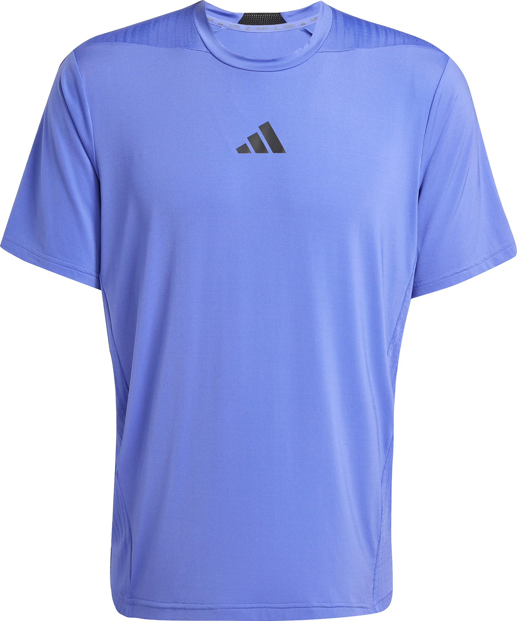 adidas Designed For Training Intensity Short Sleeve Mens Training Top - Blue - Image 5
