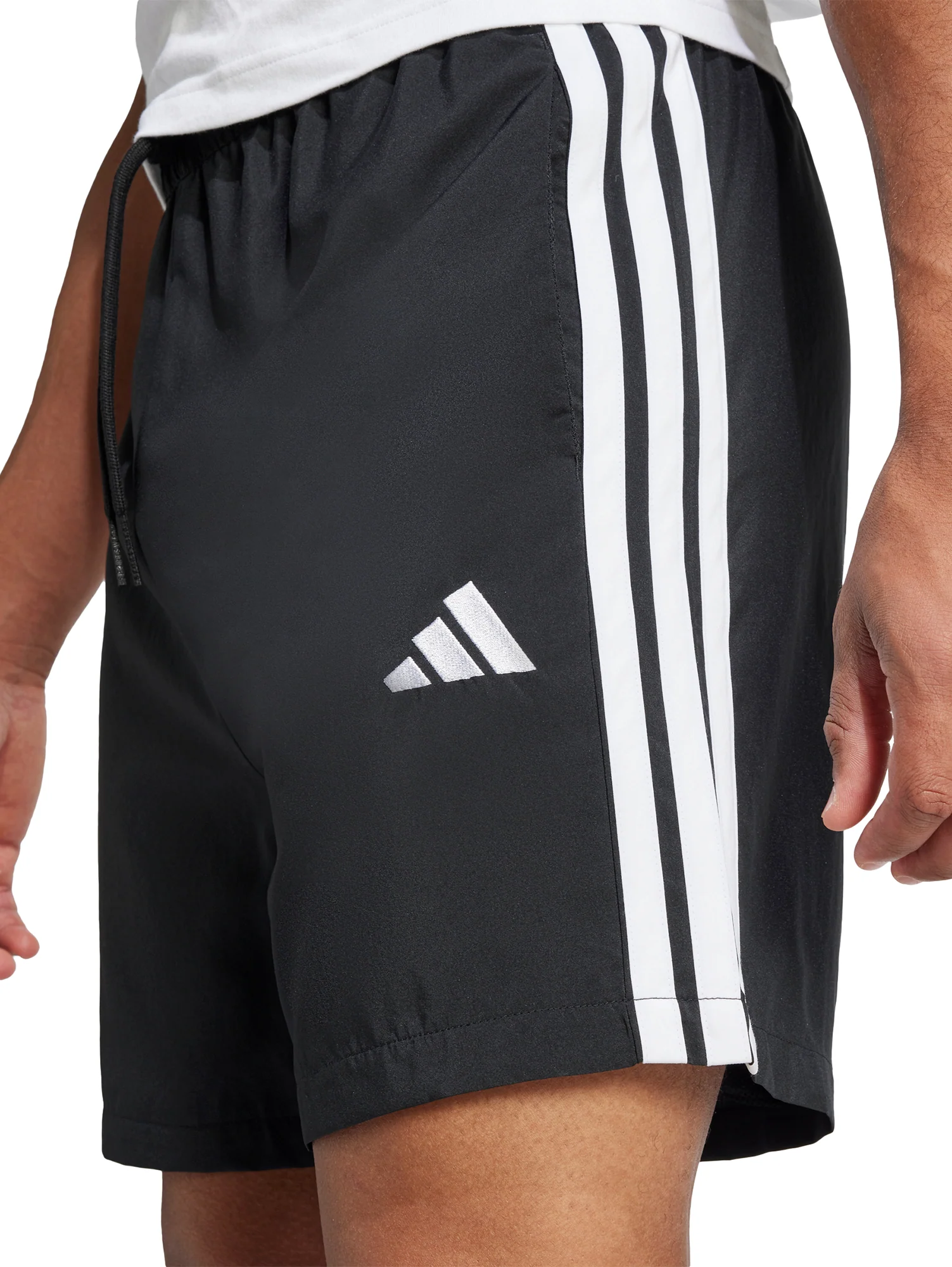 adidas Essentials 3 Stripes Chelsea Mens Training Shorts - Black - Image 3