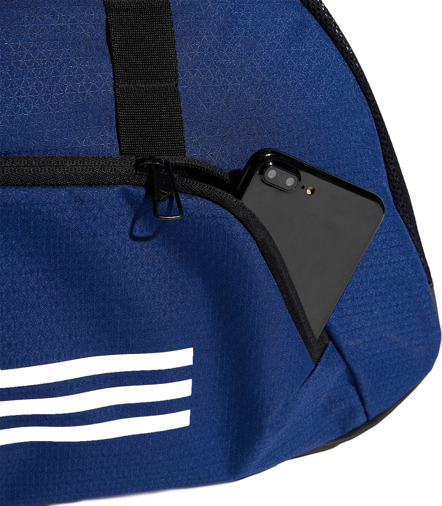 adidas Essentials 3 Stripes Medium Holdall - Blue - Image 5