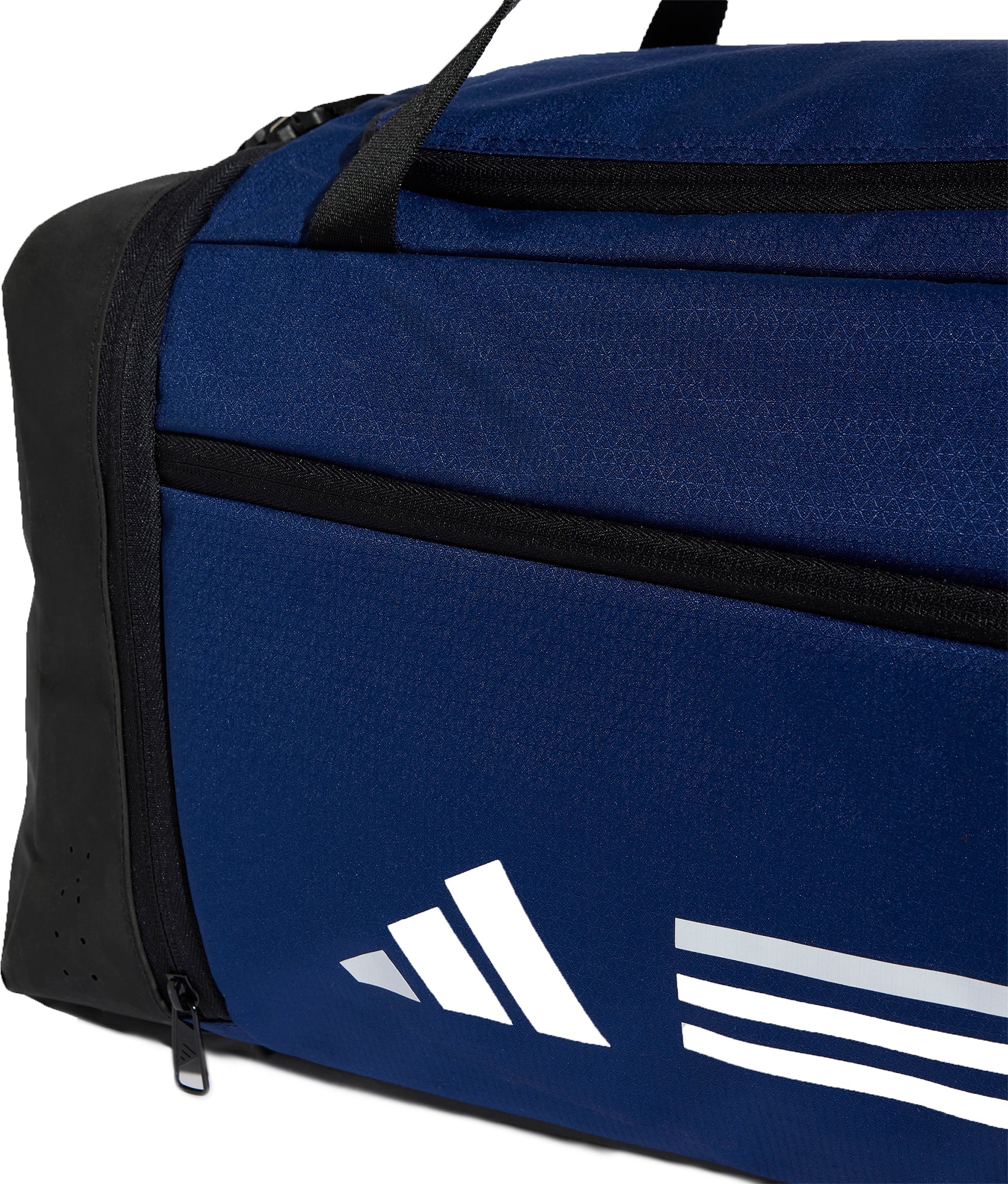 adidas Essentials 3 Stripes Medium Holdall - Blue - Image 6