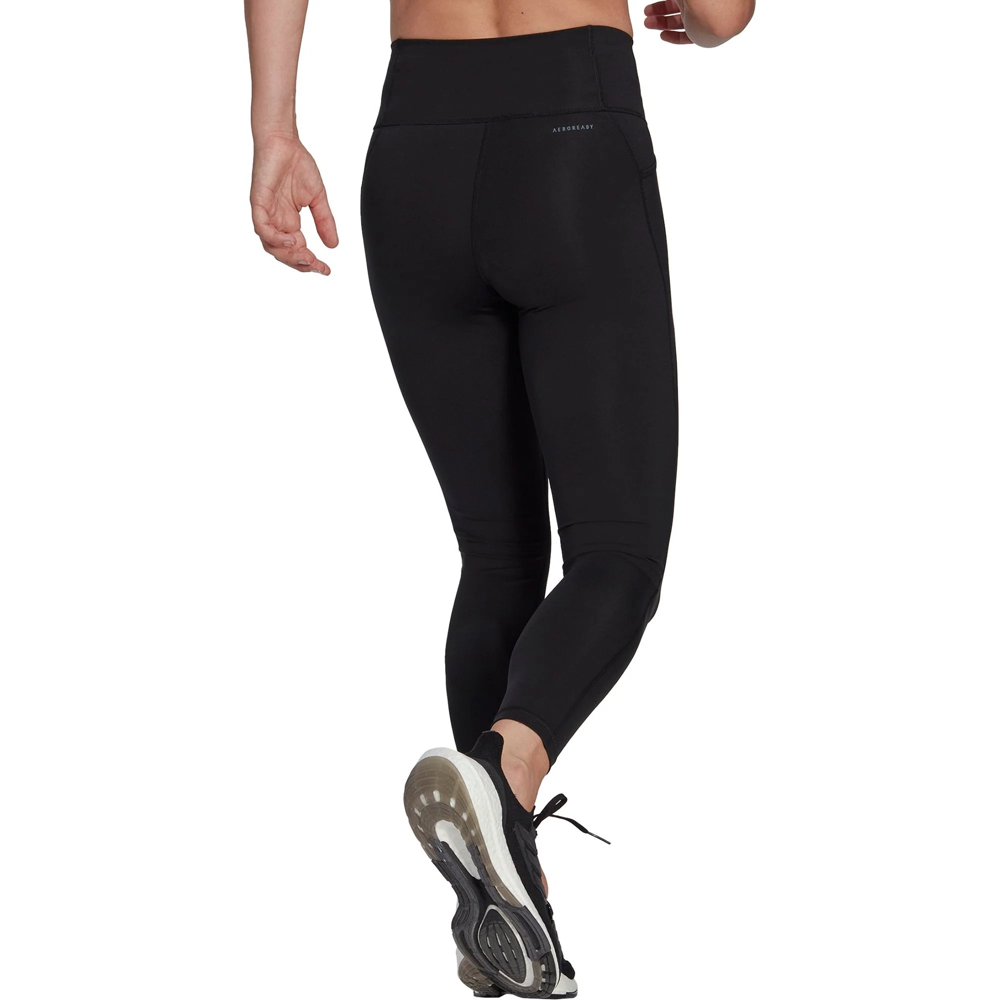 adidas Essentials Womens 7/8 Running Tights - Black - Image 2