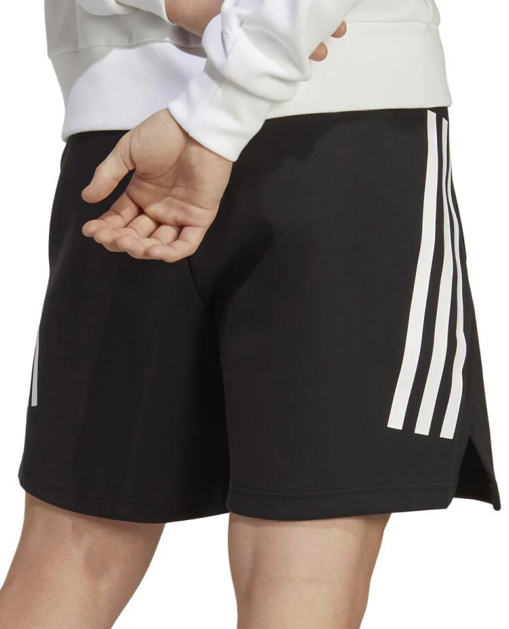 adidas Future Icons 3 Stripes Mens Shorts - Black - Image 2