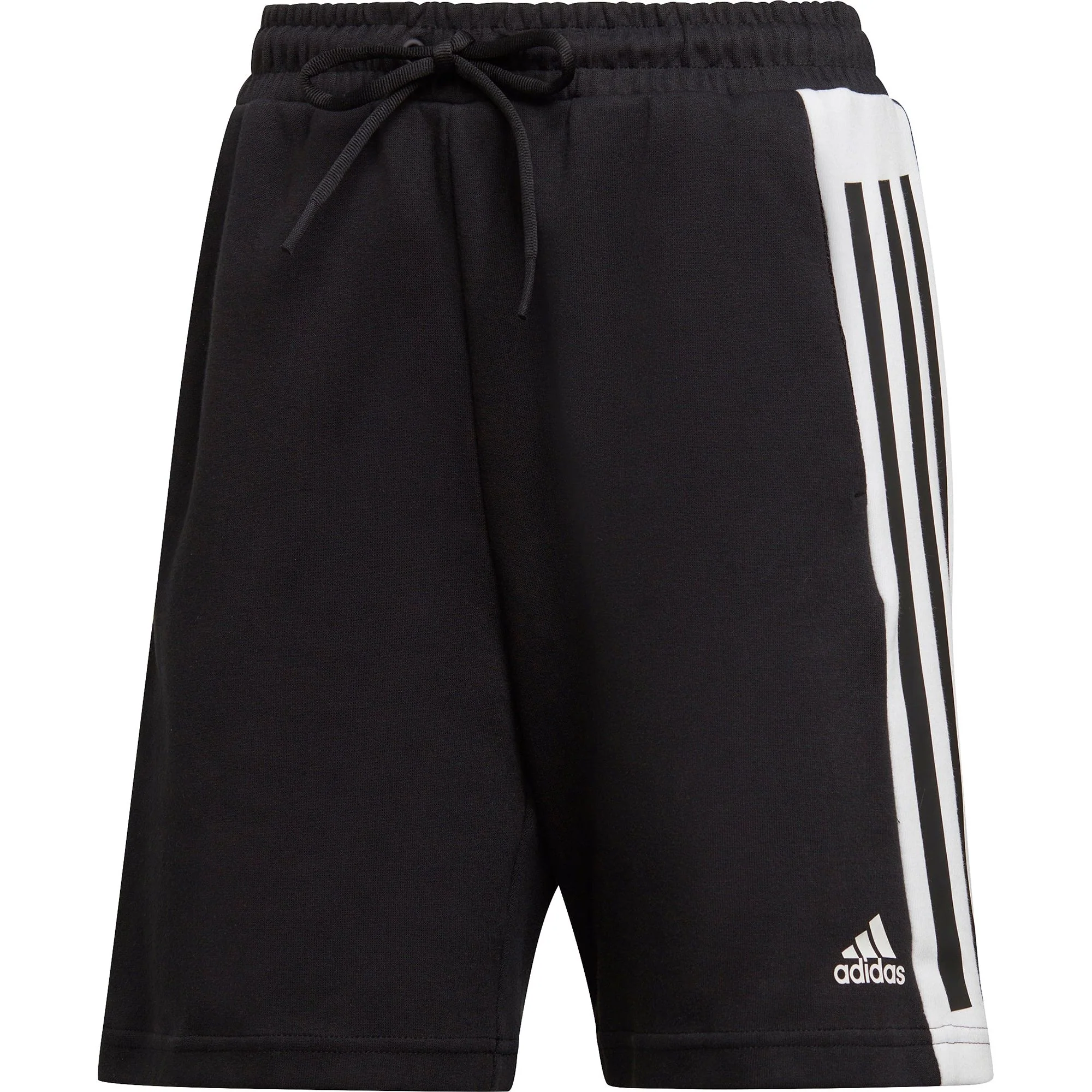 adidas Future Icons 3 Stripes Mens Training Shorts - Black - Image 5