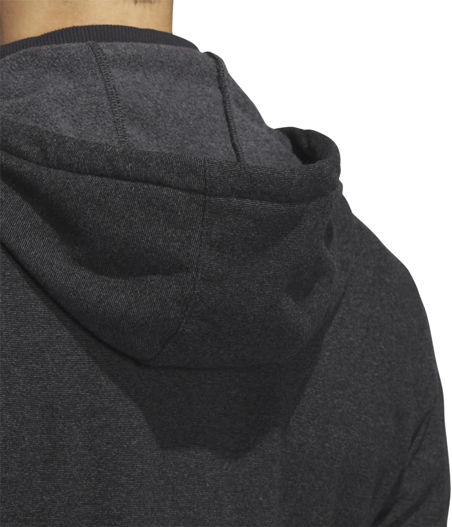 adidas Go To Quarter Zip Long Sleeve Mens Golf Hoody - Black - Image 6