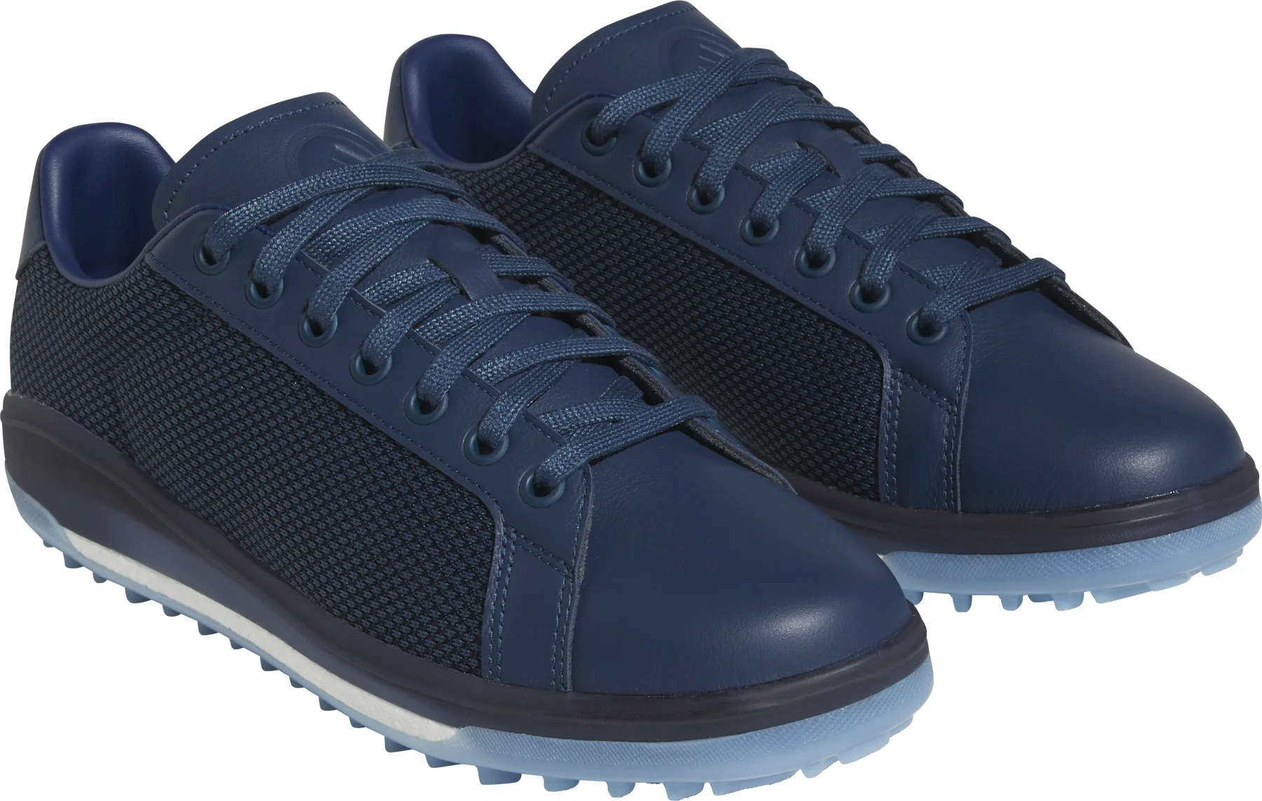 adidas Go To Spikeless Mens Golf Shoes - Blue - Image 6