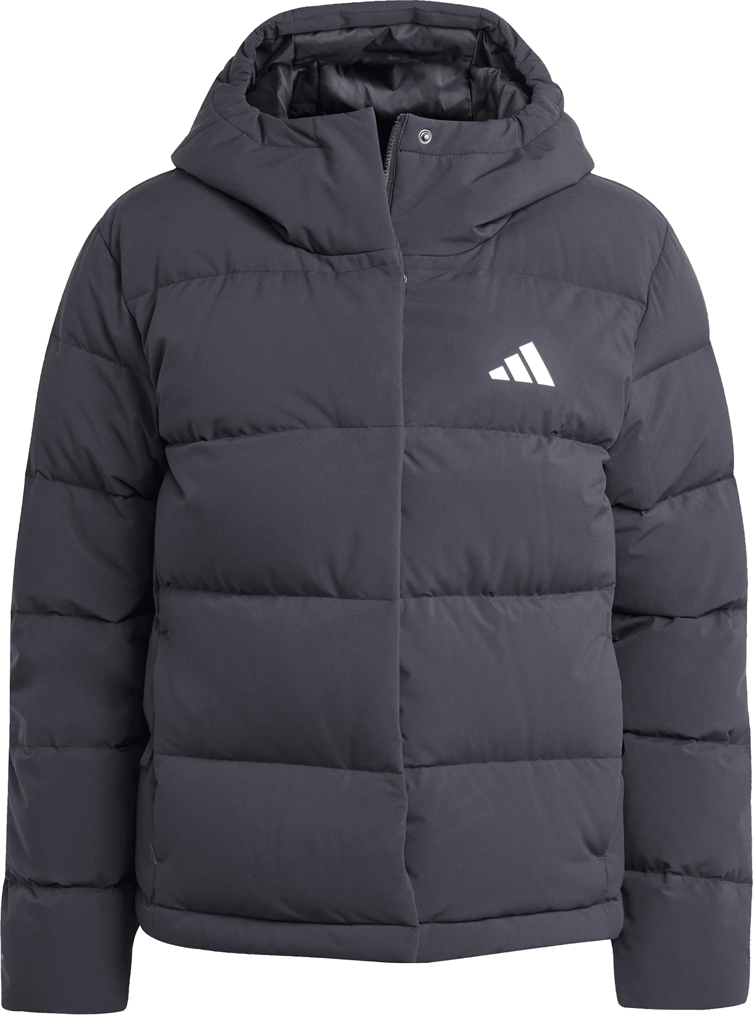 adidas Helionic ClimaWarm Hooded Womens Down Jacket - Black - Image 5
