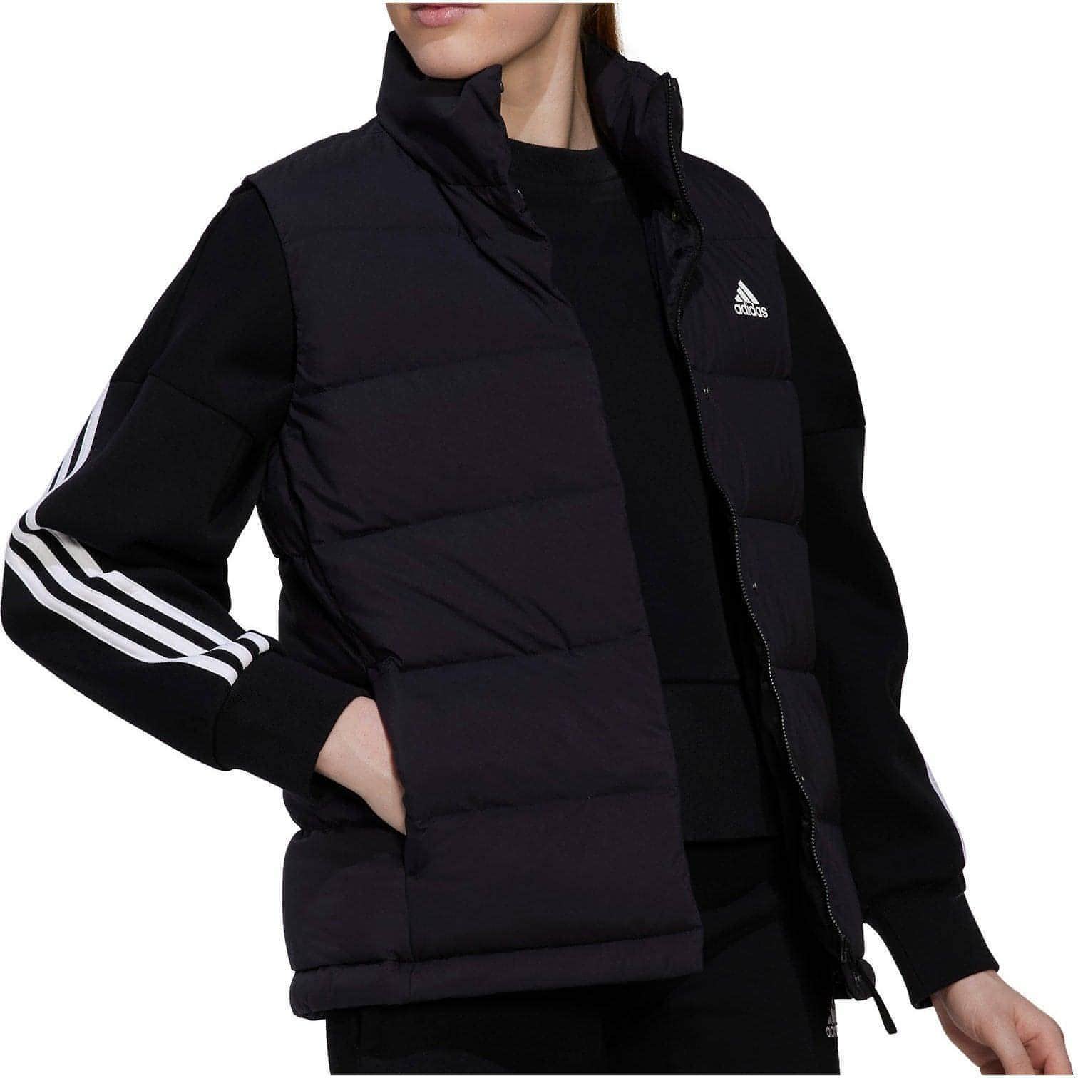 adidas Helionic Womens Down Gilet - Black - Image 3