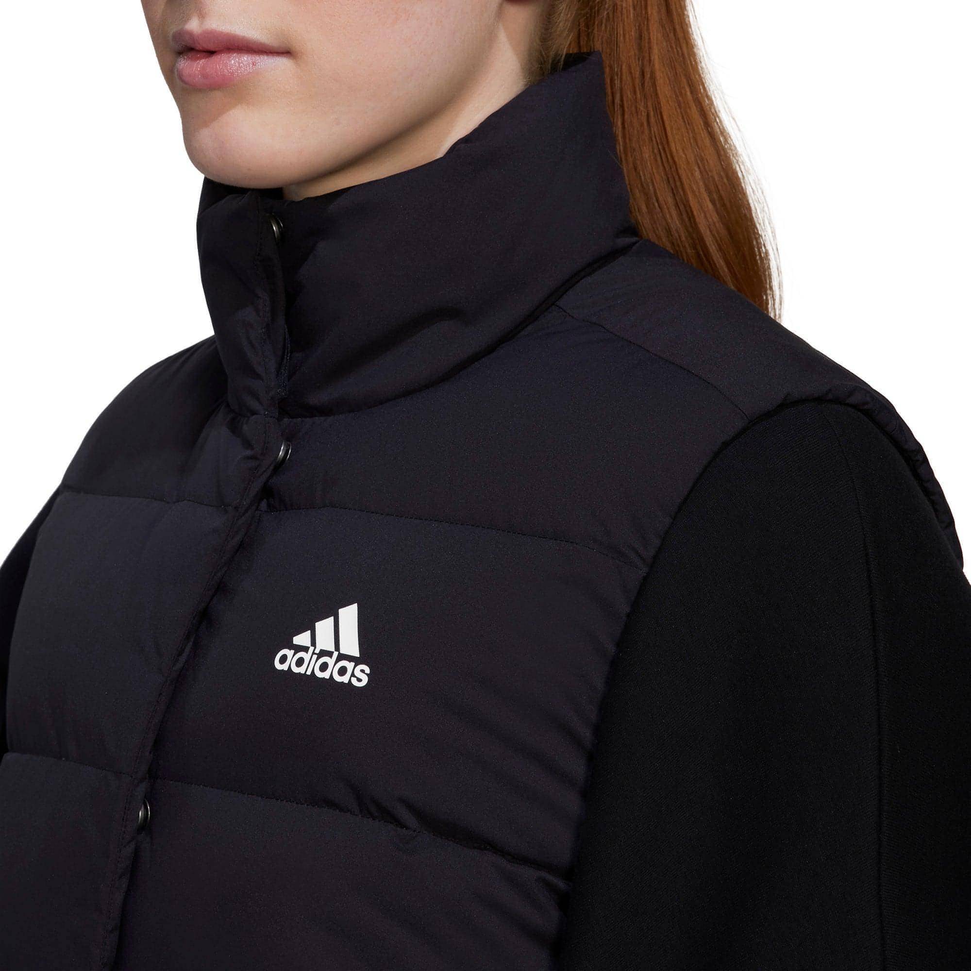 adidas Helionic Womens Down Gilet - Black - Image 4