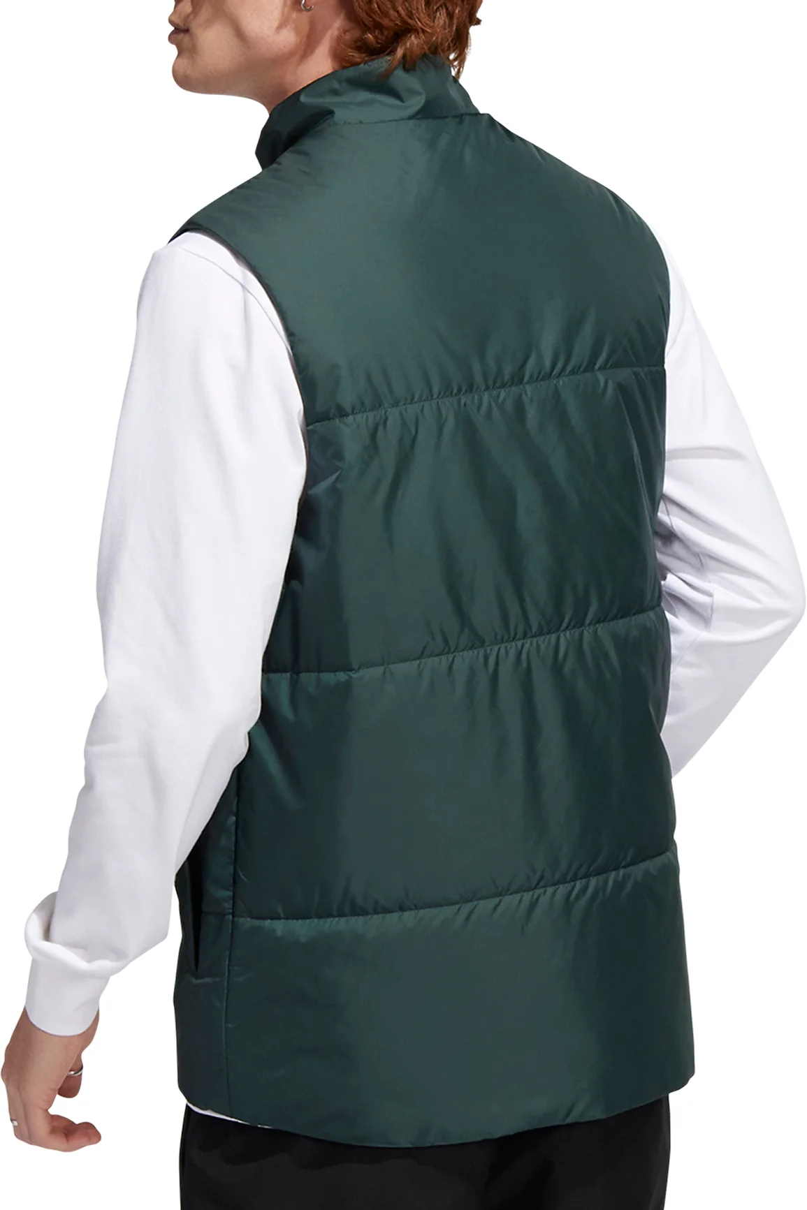 adidas Originals PrimaLoft Mens Insulated Gilet - Green - Image 2