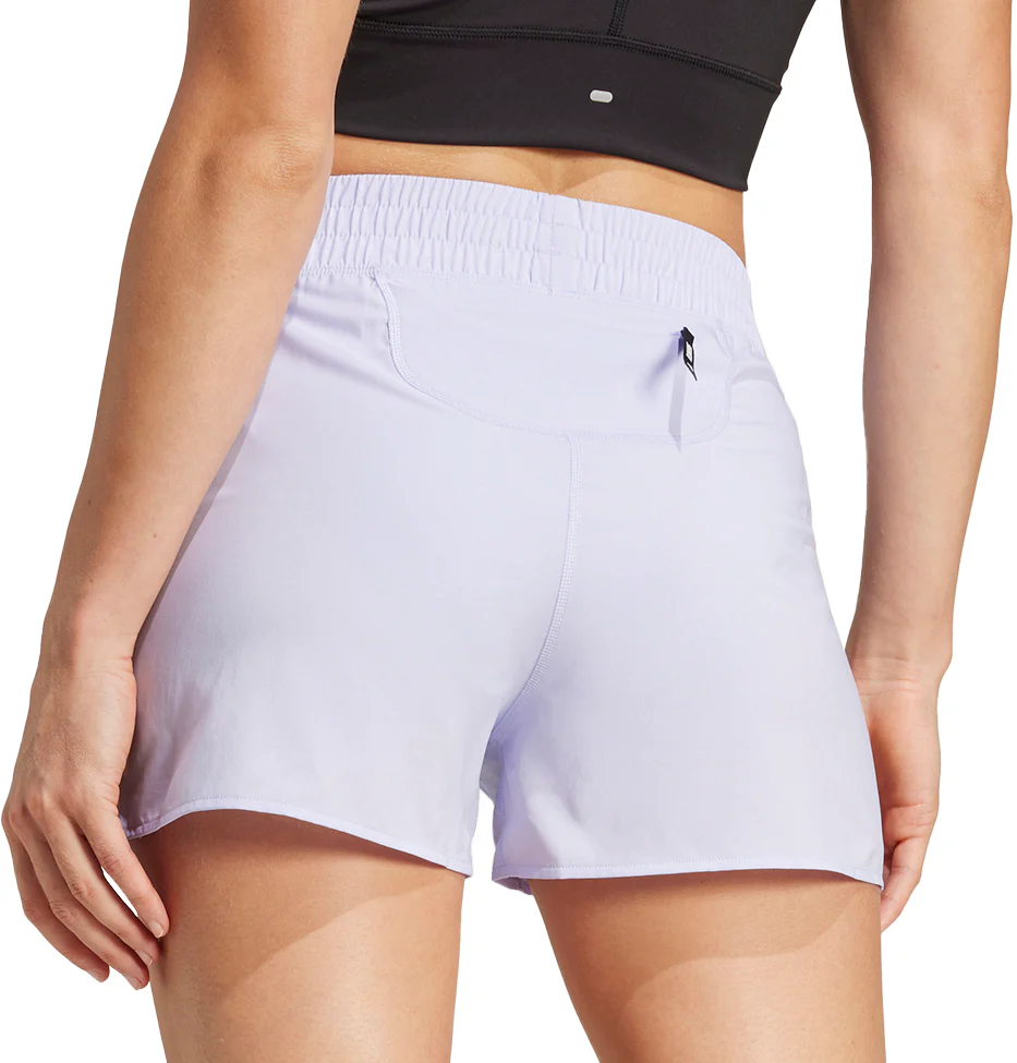 adidas Own The Run 3 Inch Womens Running Shorts - Purple - Image 2