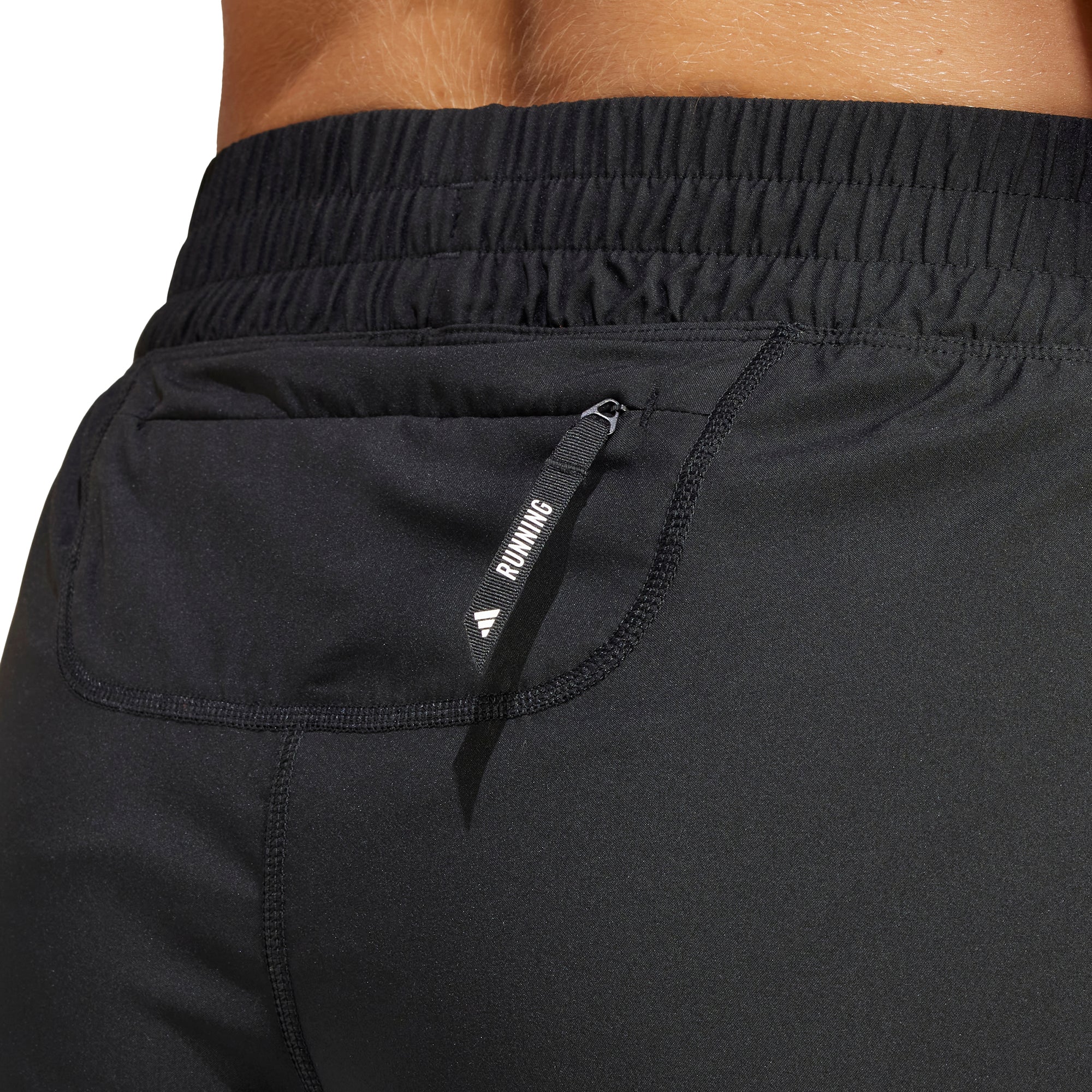 adidas Own The Run 4 Inch Womens Running Shorts - Black - Image 3