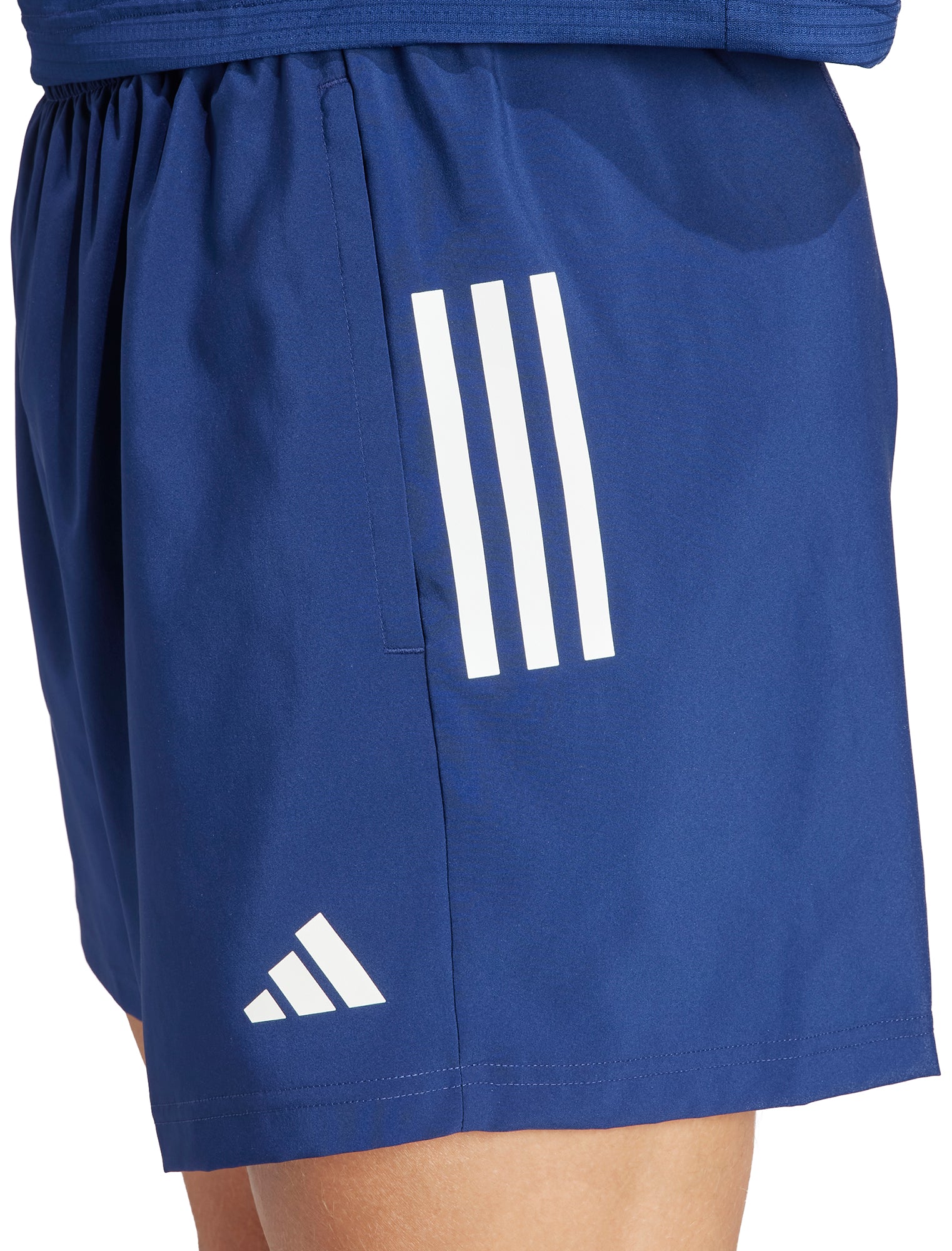 adidas Own The Run 5 Inch Mens Running Shorts - Blue - Image 3