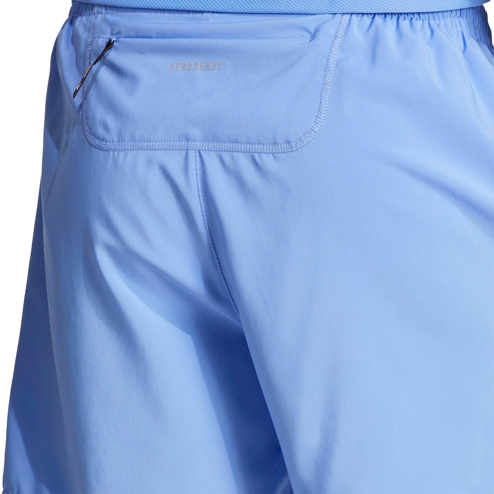 adidas Own The Run 5 Inch Mens Running Shorts - Blue - Image 3