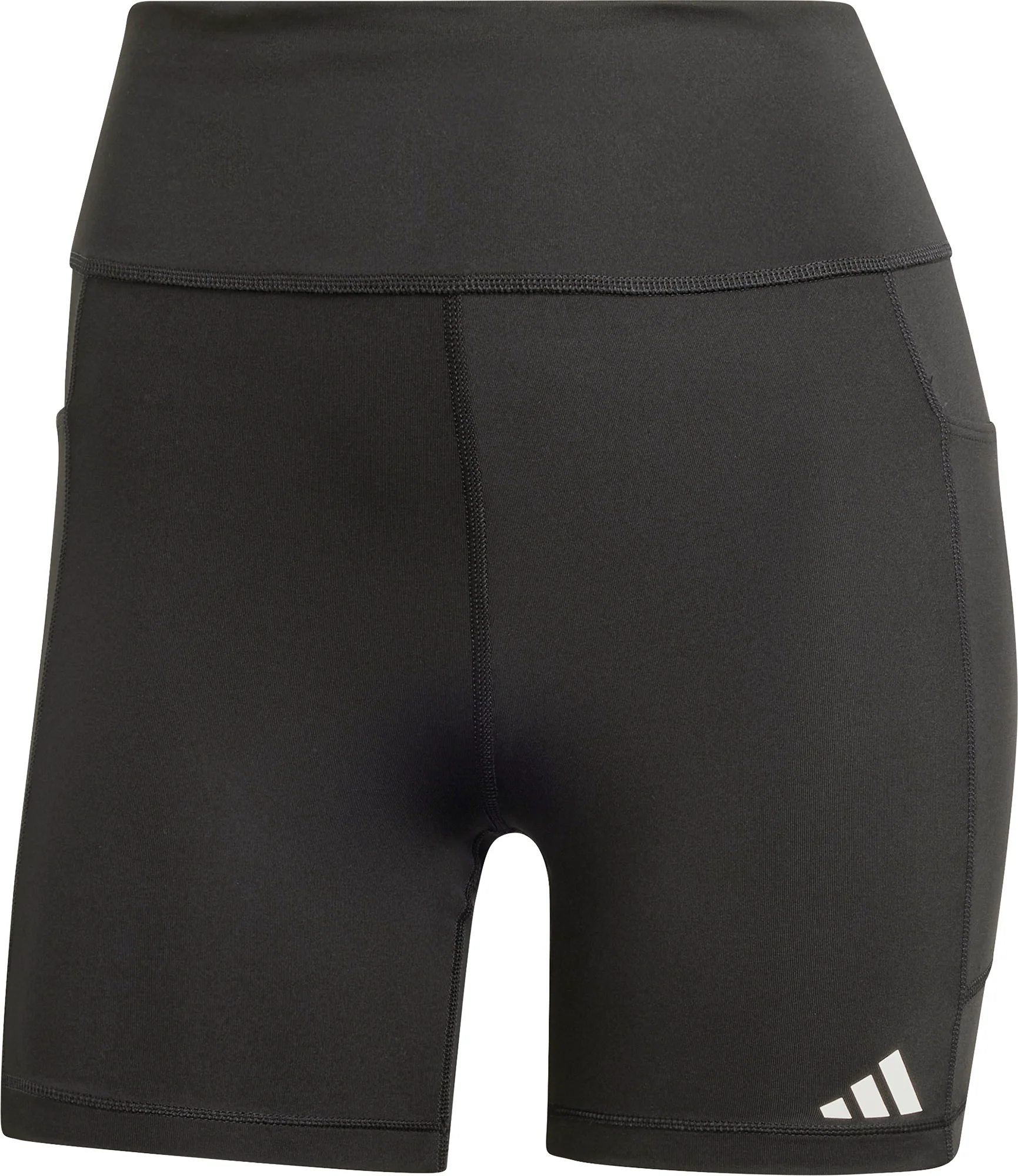 adidas Own The Run 5 Inch Womens Short Running Tights - Black - Image 5