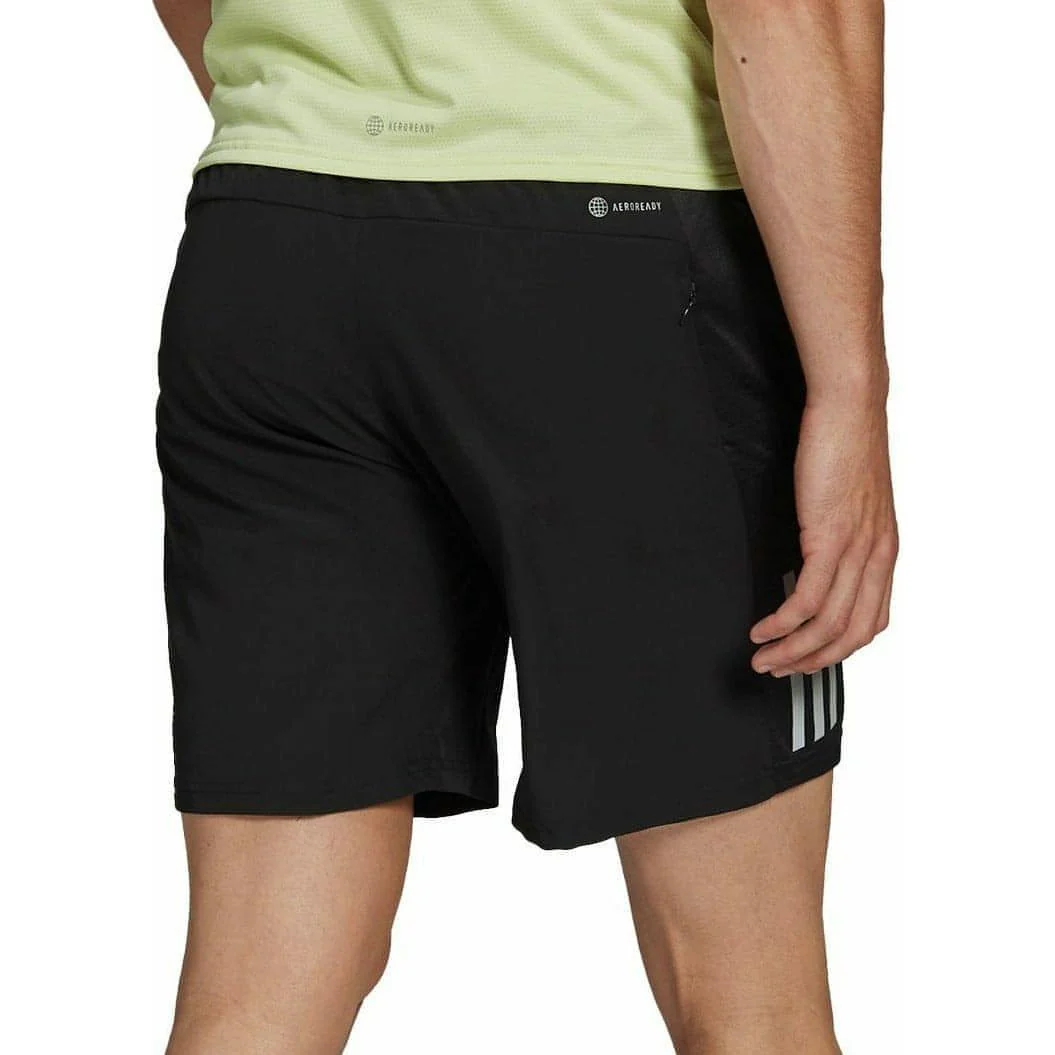adidas Own The Run 7 Inch Mens Running Shorts - Black - Image 2