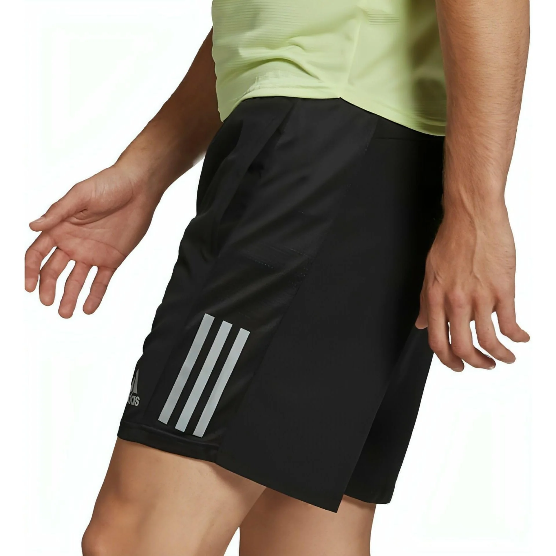 adidas Own The Run 7 Inch Mens Running Shorts - Black - Image 3