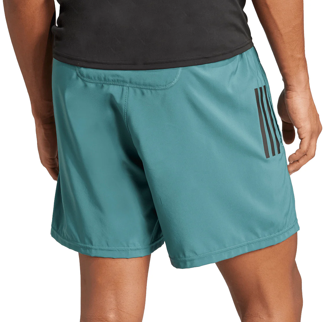 adidas Own The Run 7 Inch Mens Running Shorts - Green - Image 2