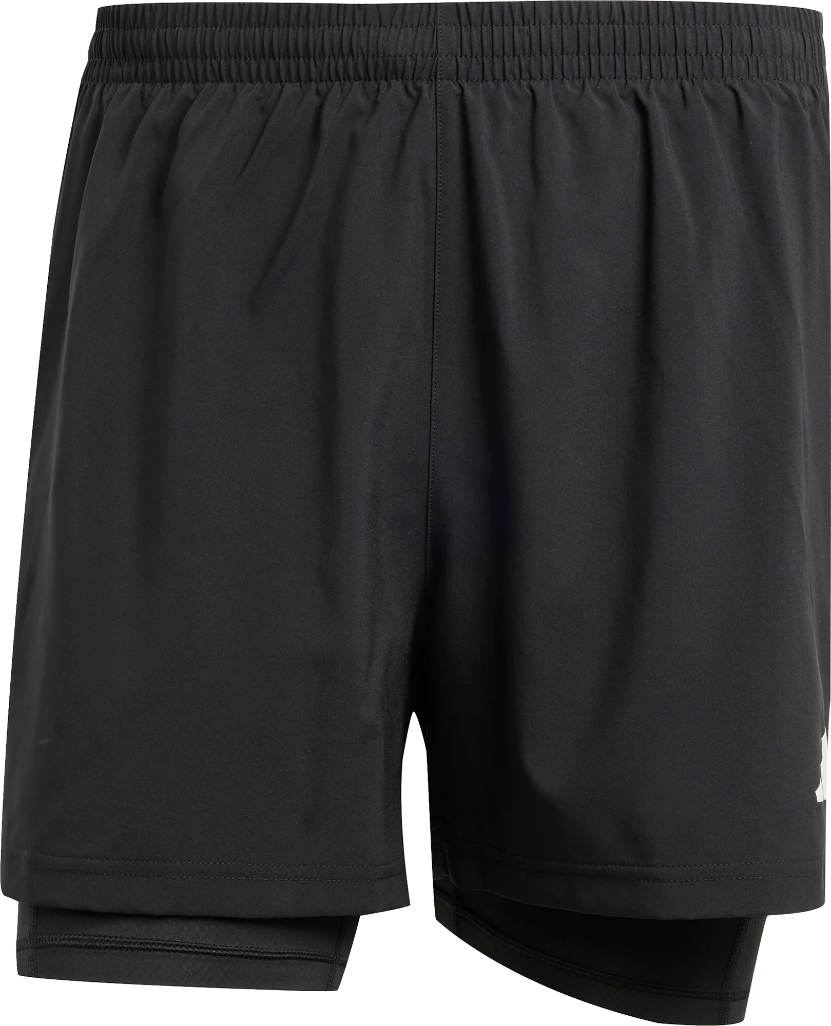 adidas Own The Run ClimaCool 2 In 1 Mens Running Shorts - Black - Image 5