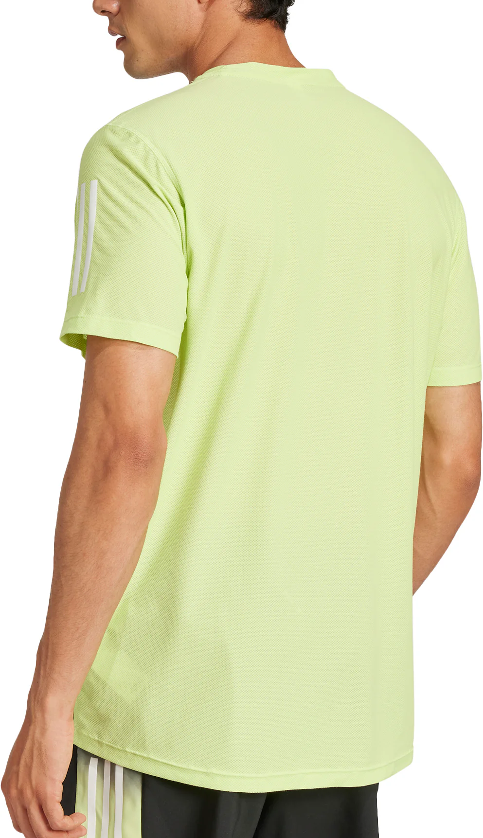 adidas Own The Run ClimaCool Short Sleeve Mens Running Top - Green - Image 2