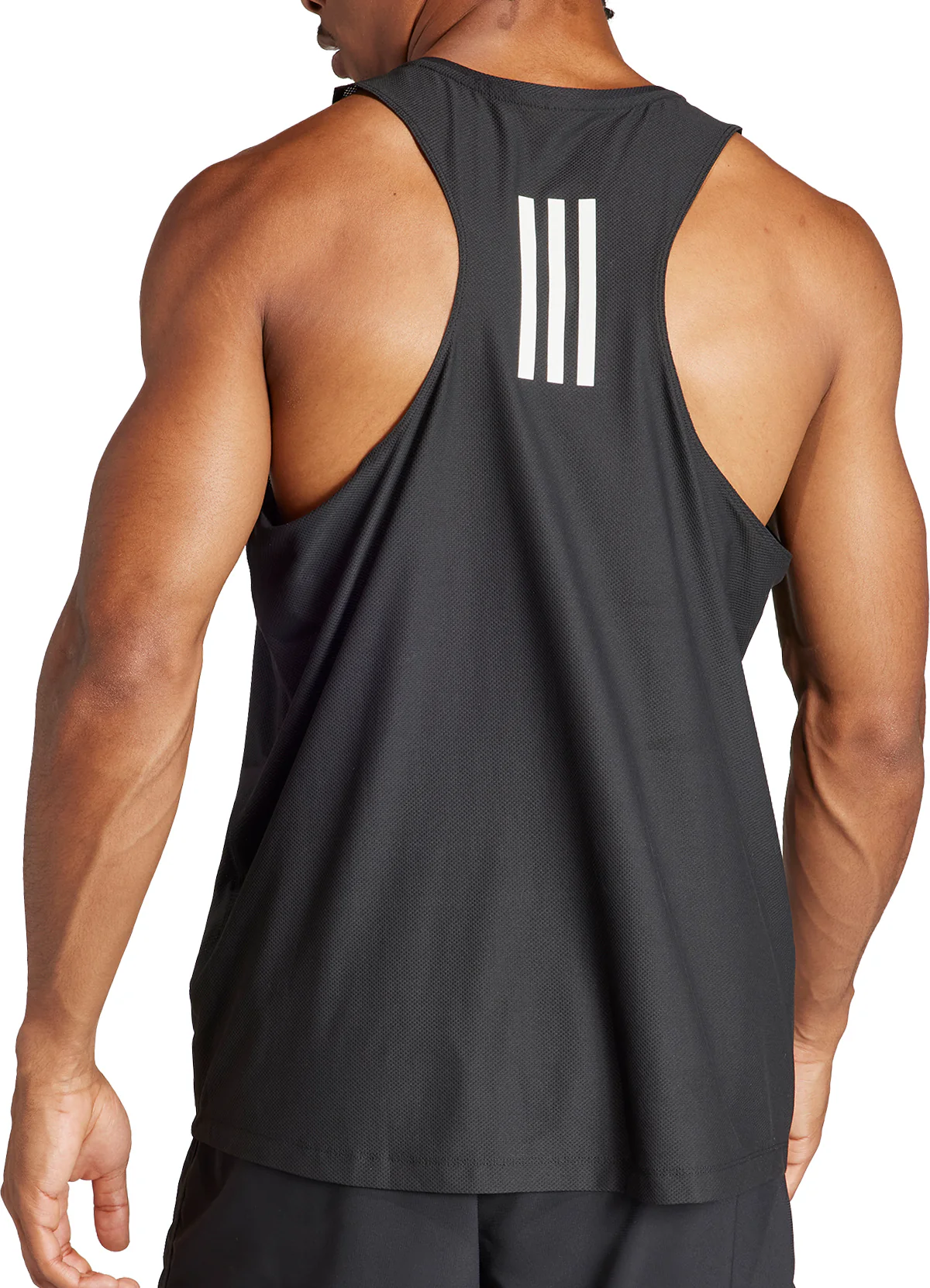 adidas Own The Run Mens Running Vest - Black - Image 2