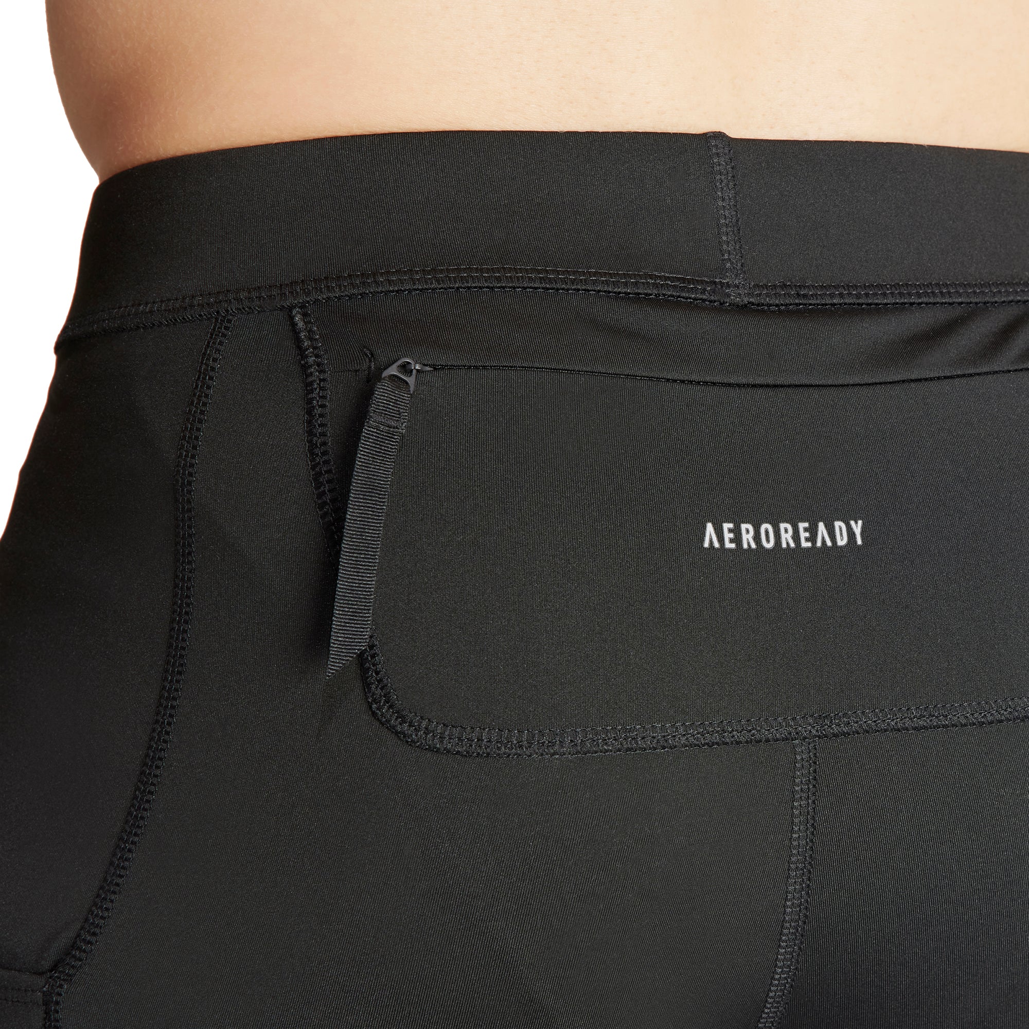 adidas Own The Run Mens Short Running Tights - Black - Image 4