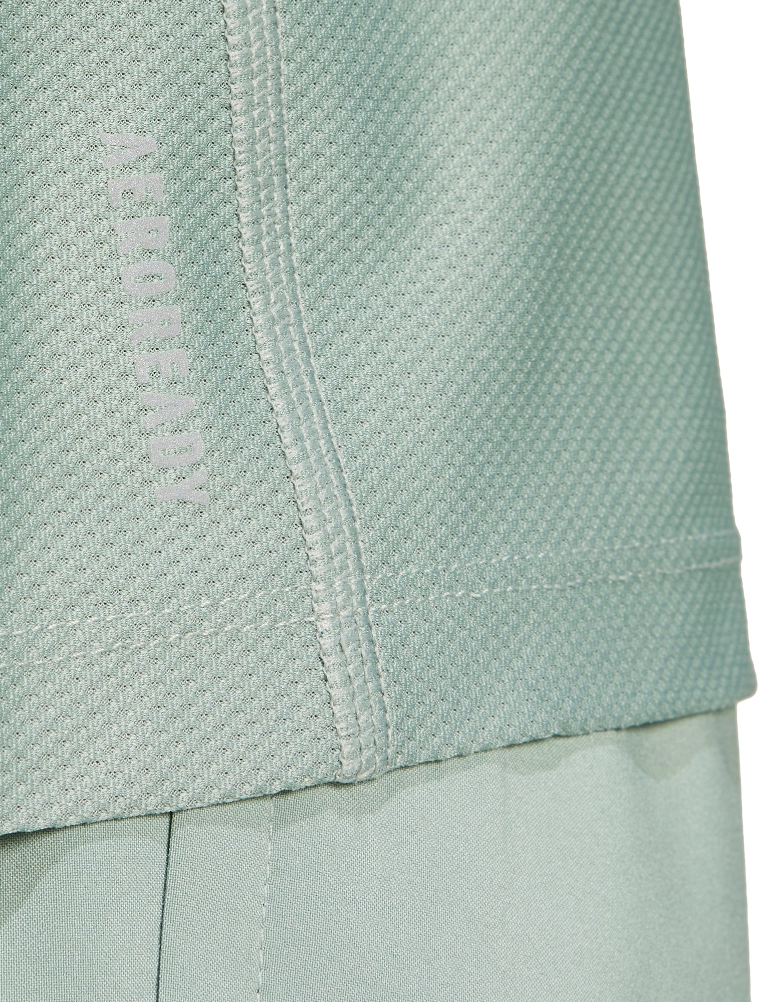 adidas Own The Run Short Sleeve Mens Running Top - Green - Image 3