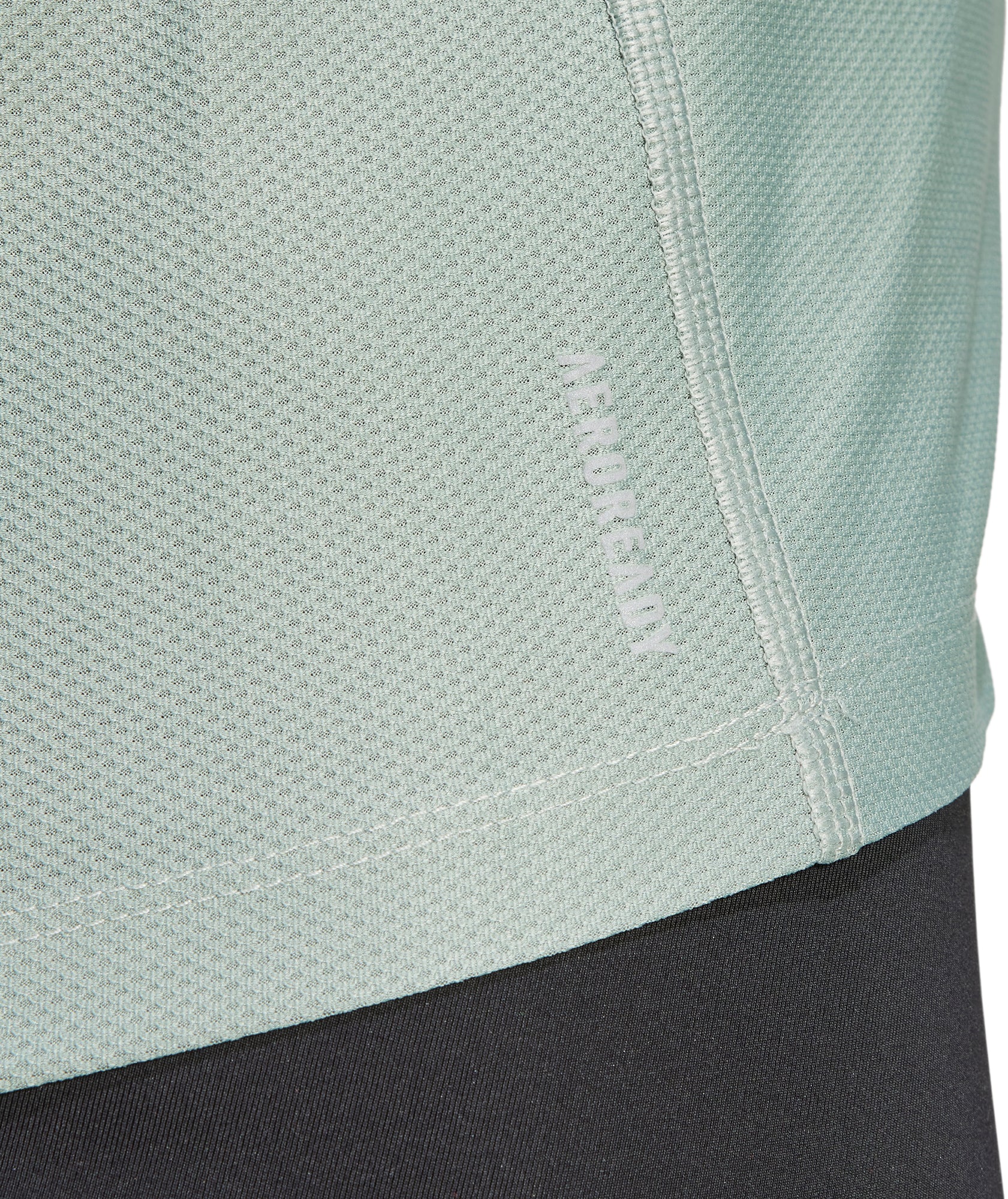 adidas Own The Run Short Sleeve Womens Running Top - Green - Image 4