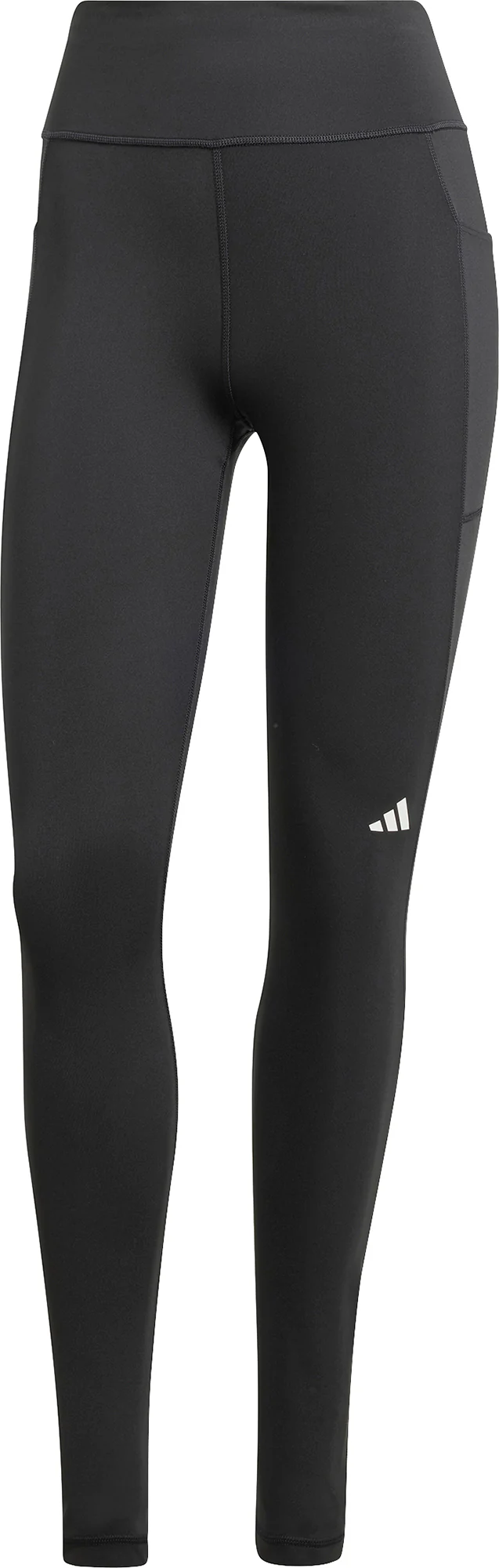 adidas Own The Run Womens Long Running Tights - Black - Image 5