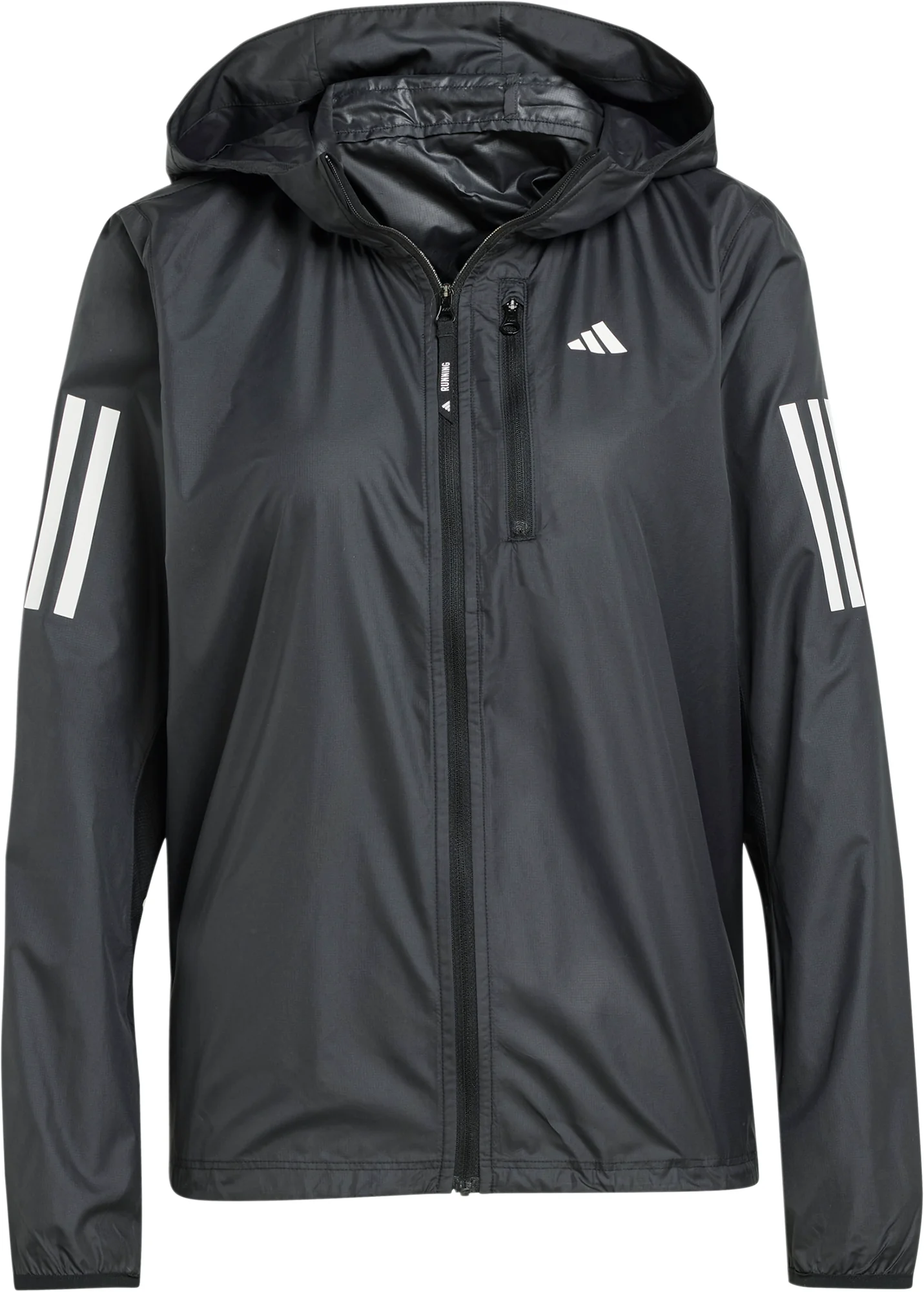 adidas Own The Run Womens Running Jacket - Black - Image 5