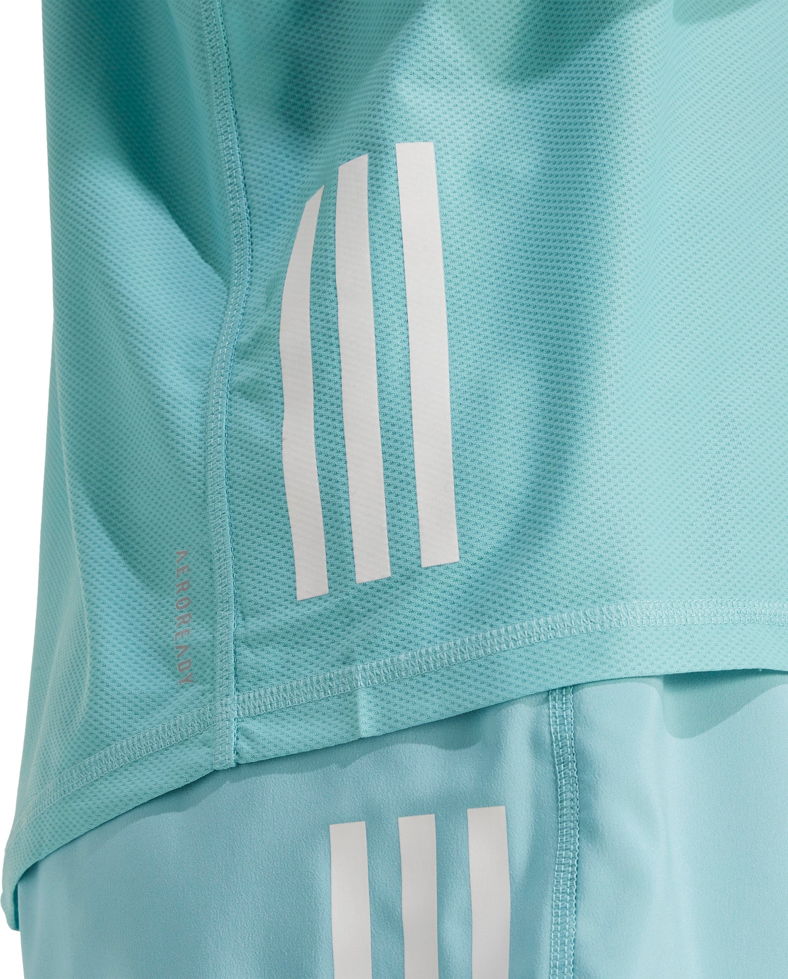 adidas Own The Run Womens Running Vest Tank Top - Green - Image 3