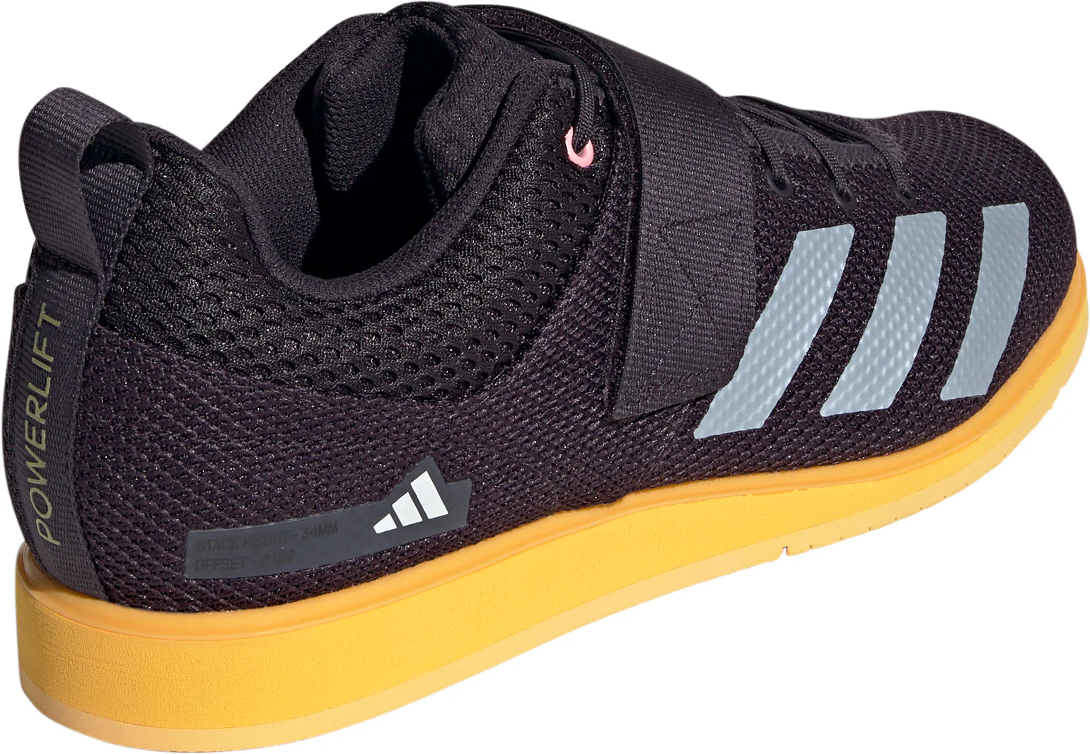 adidas Powerlift 5 Mens Weightlifting Shoes - Black - Image 5