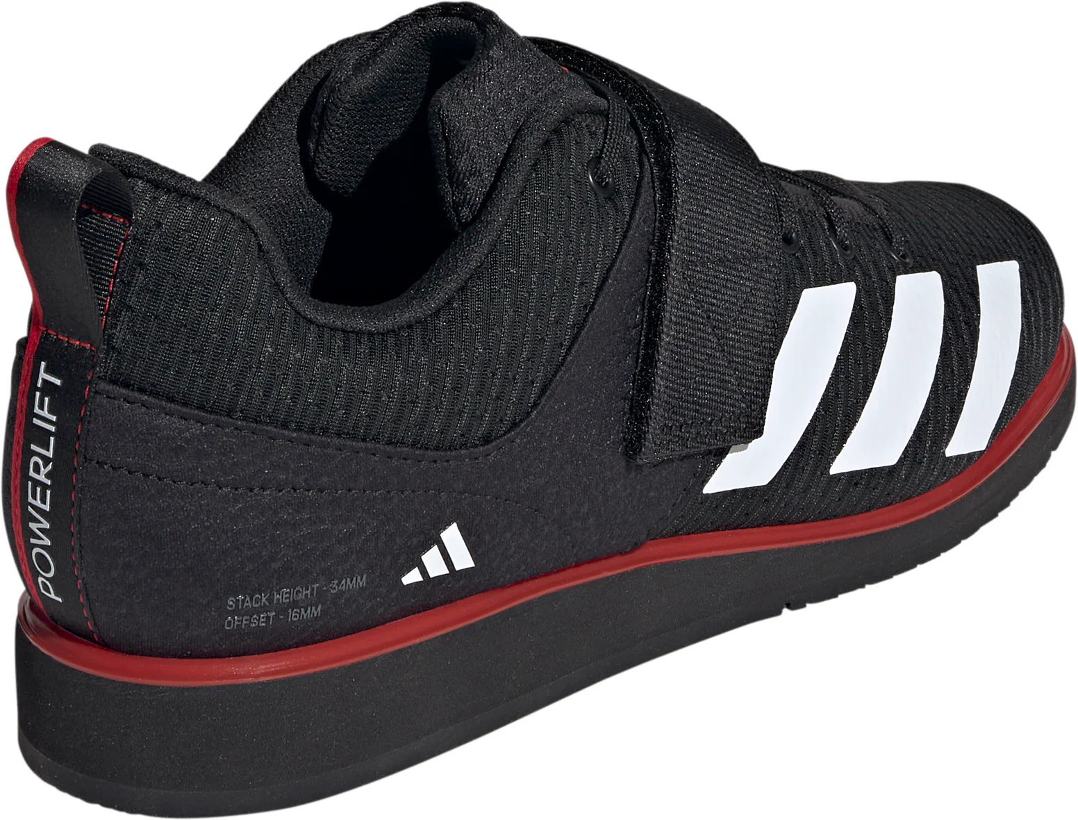 adidas Powerlift 5 Mens Weightlifting Shoes - Black - Image 5
