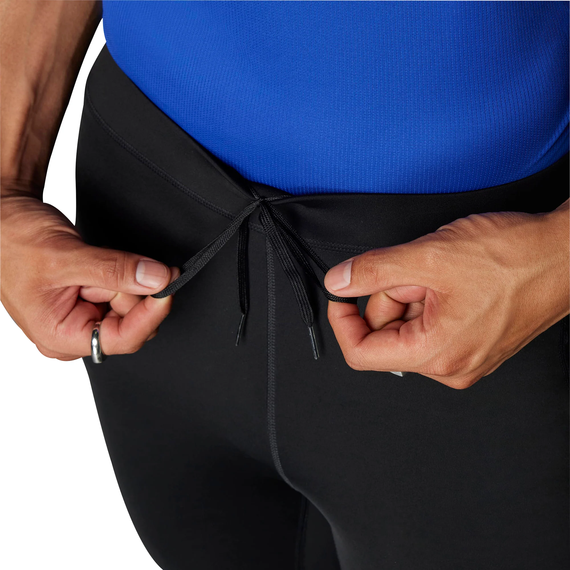 adidas Run It Mens Long Running Tights - Black - Image 4