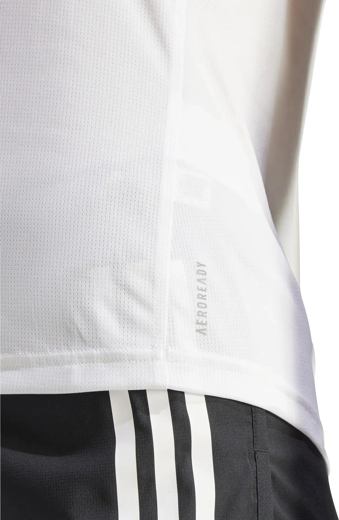 adidas Run It Short Sleeve Womens Running Top - White - Image 4