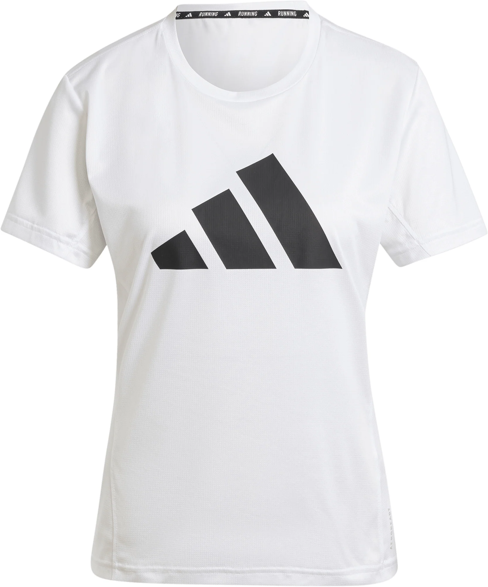 adidas Run It Short Sleeve Womens Running Top - White - Image 5