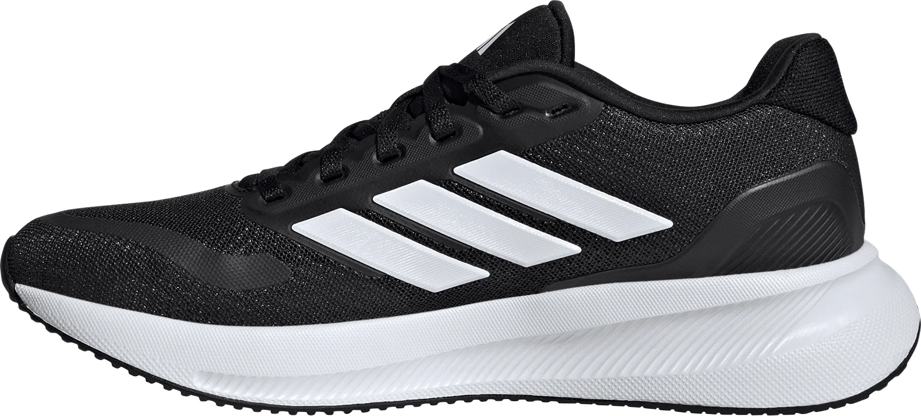 adidas RunFalcon 5 Womens Running Shoes - Black - Image 3